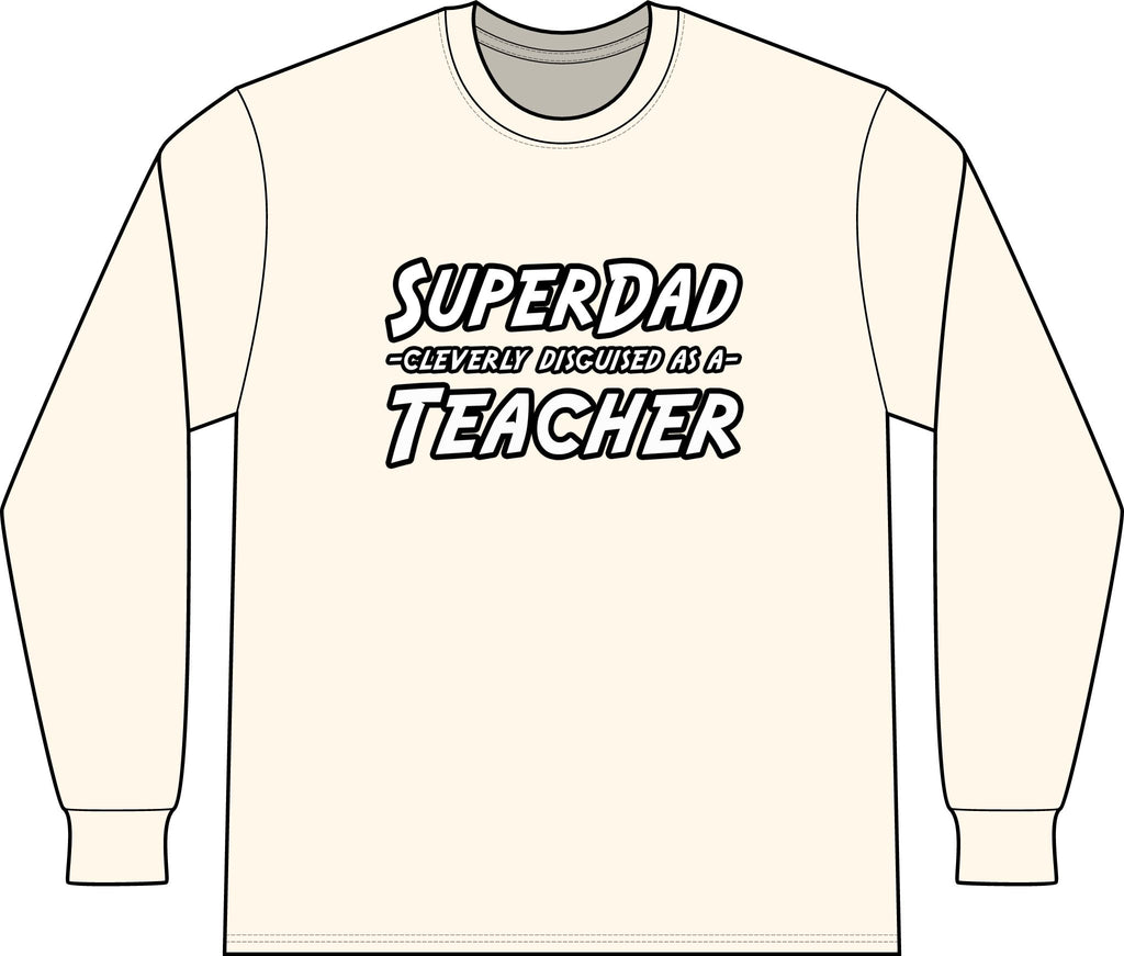 superdad dark teacher - Unisex Long Sleeve T-Shirt