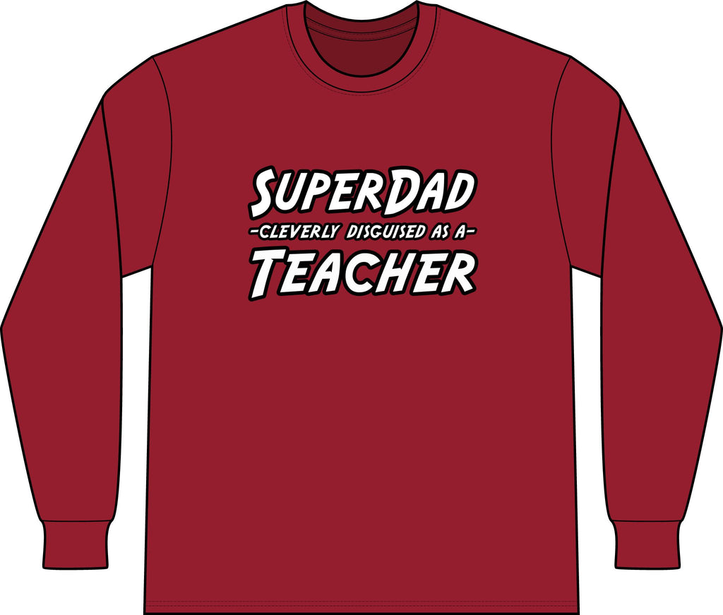 superdad dark teacher - Unisex Long Sleeve T-Shirt