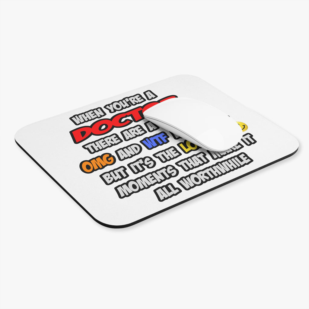 Doctor .. OMG WTF LOL - Mouse Pad (Rectangle)