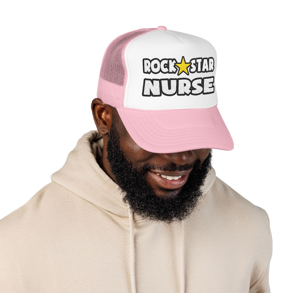 Rock Star Nurse (2) - Foam Trucker Hat