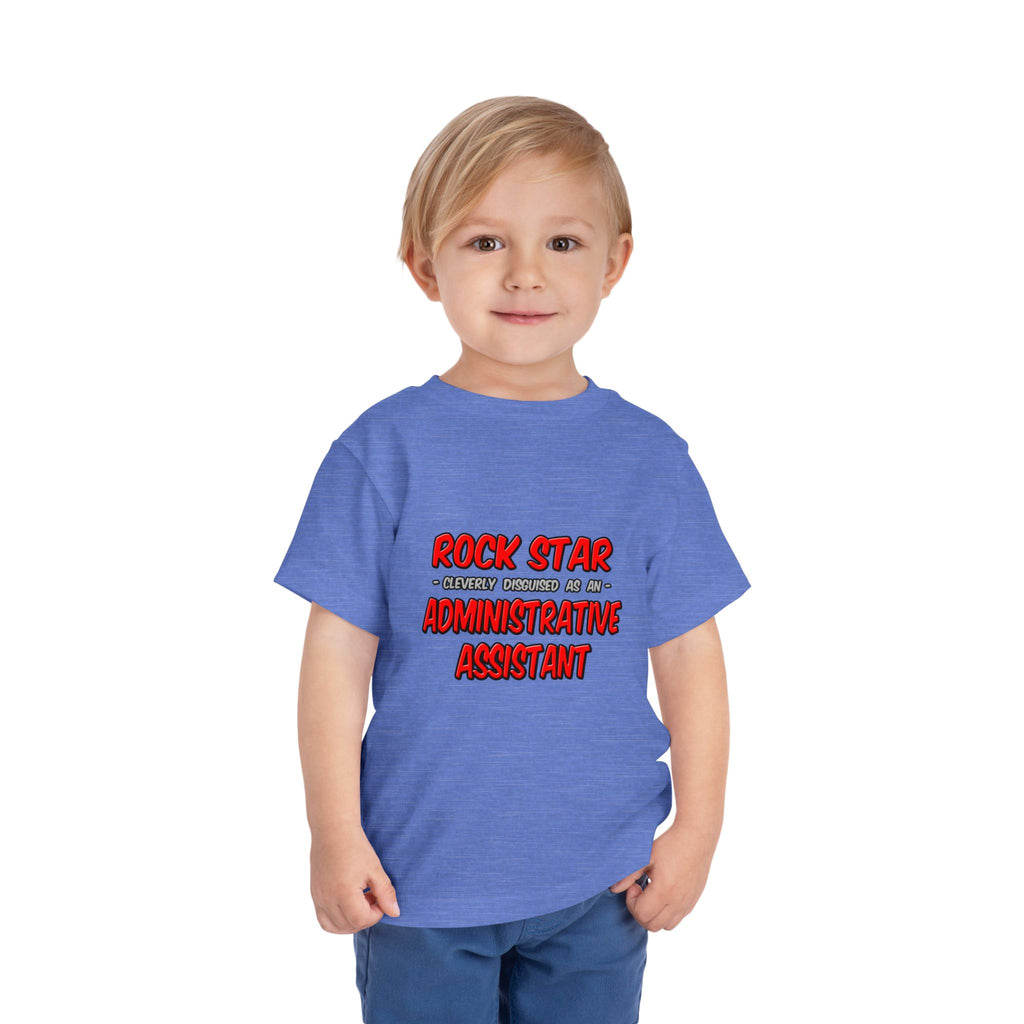 Rock Star...Administrative Assistant - Toddler Short Sleeve Tee