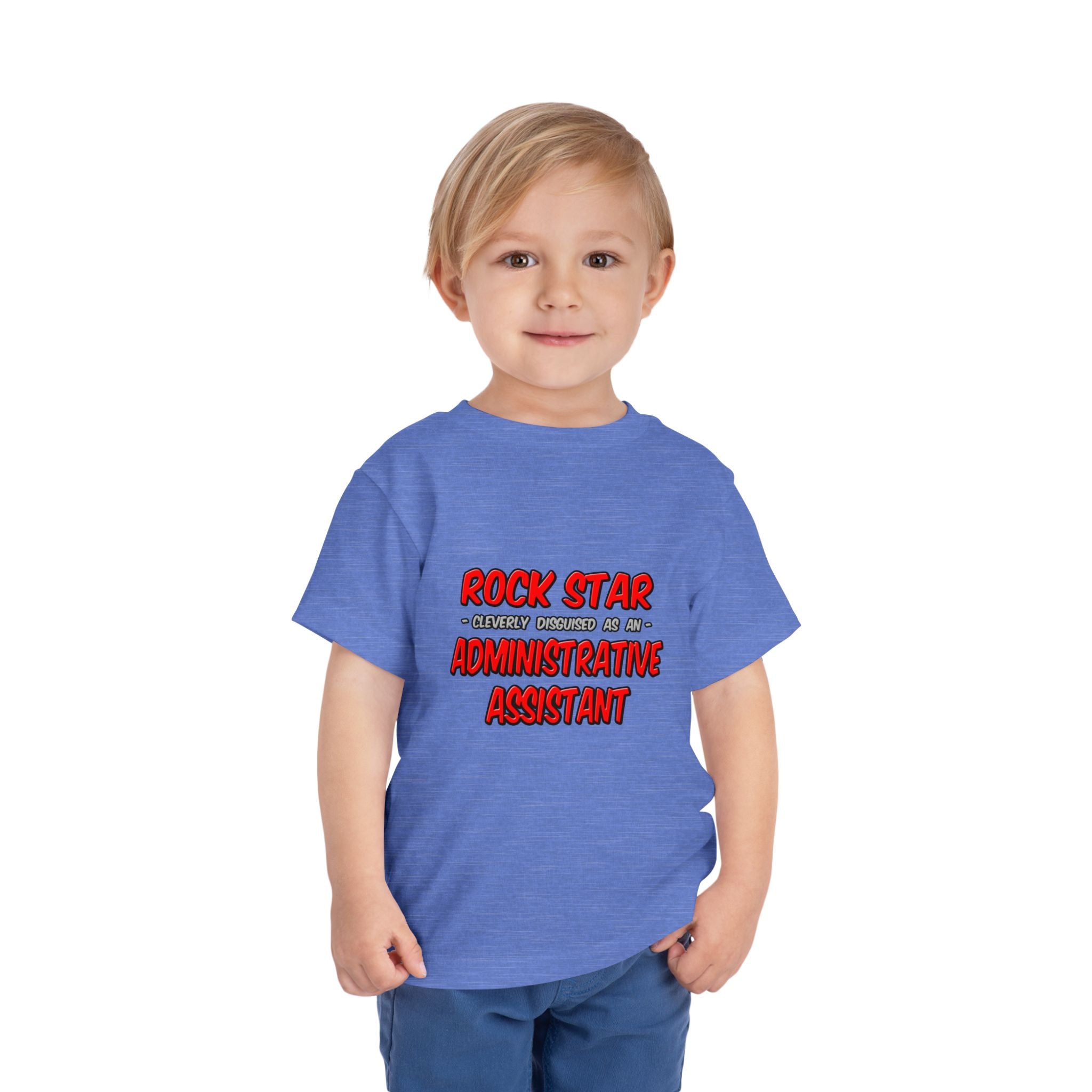 Rock Star...Administrative Assistant - Toddler Short Sleeve Tee