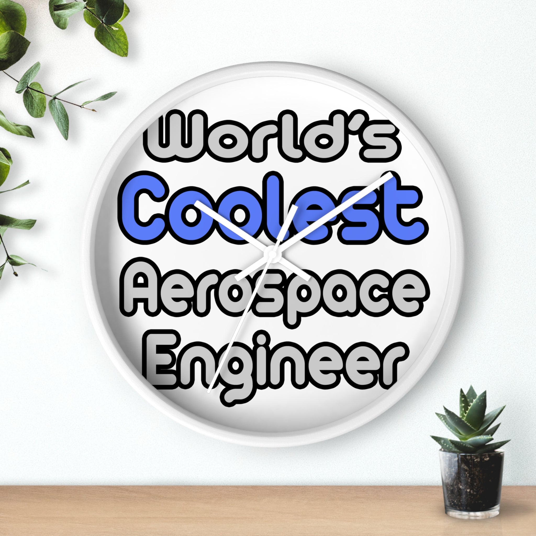 World's Coolest Aerospace Engineer - Wall Clock
