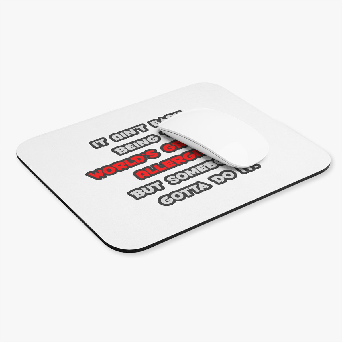 World's Greatest Allergist Joke - Mouse Pad (Rectangle)
