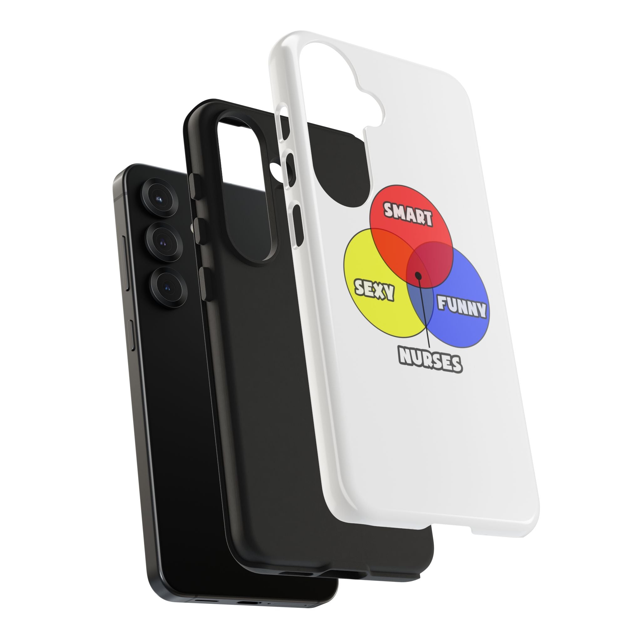 Venn Diagram .. Nurses - Tough Phone Cases