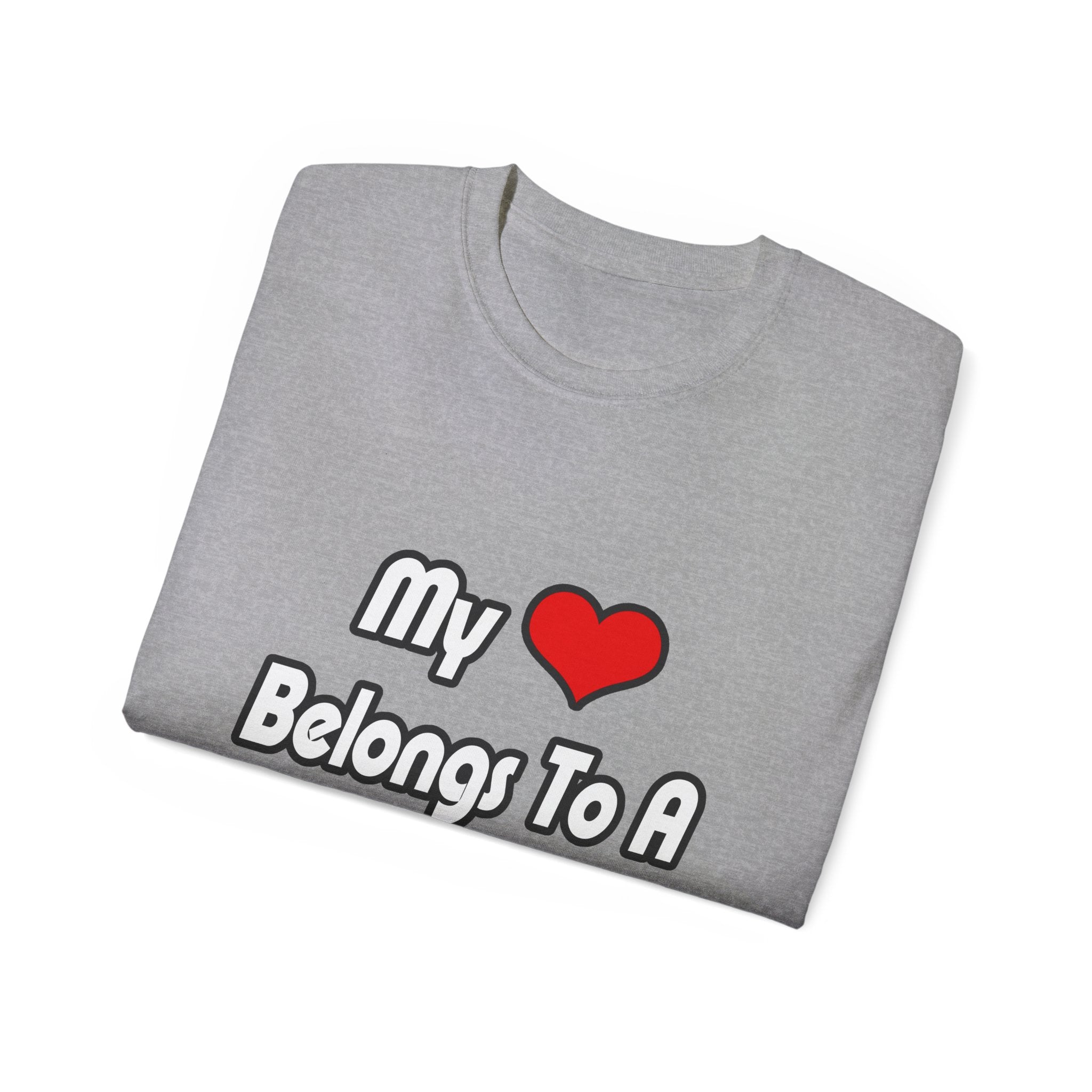 My Heart Belongs To A Teacher - Unisex Ultra Cotton Tee