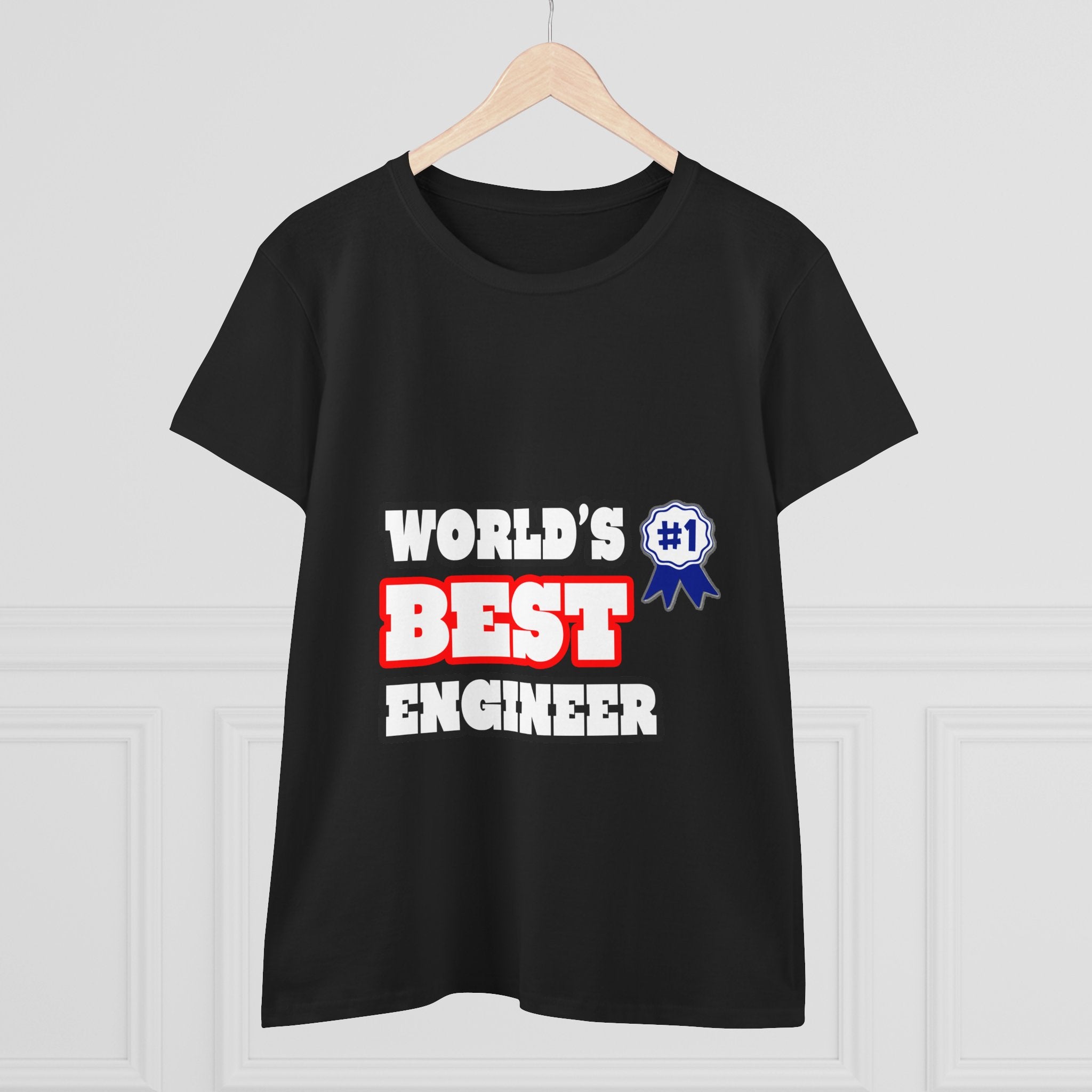 World's Best Engineer - Women's Midweight Cotton Tee
