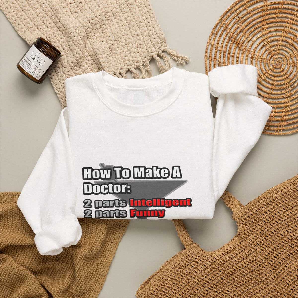 How To Make a Doctor - Unisex Heavy Blend™ Crewneck Sweatshirt