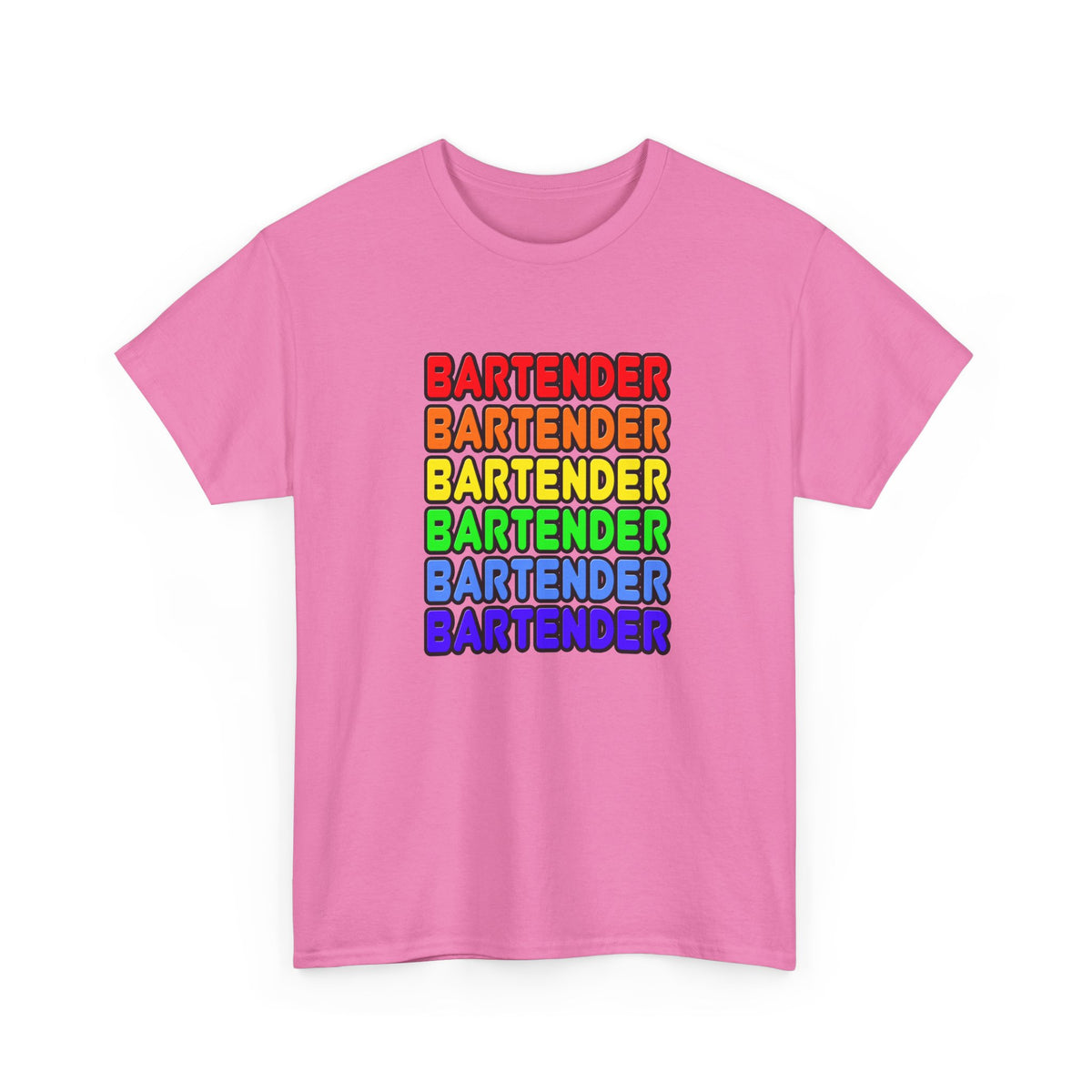 Rainbow Bartender - Unisex Heavy Cotton Tee