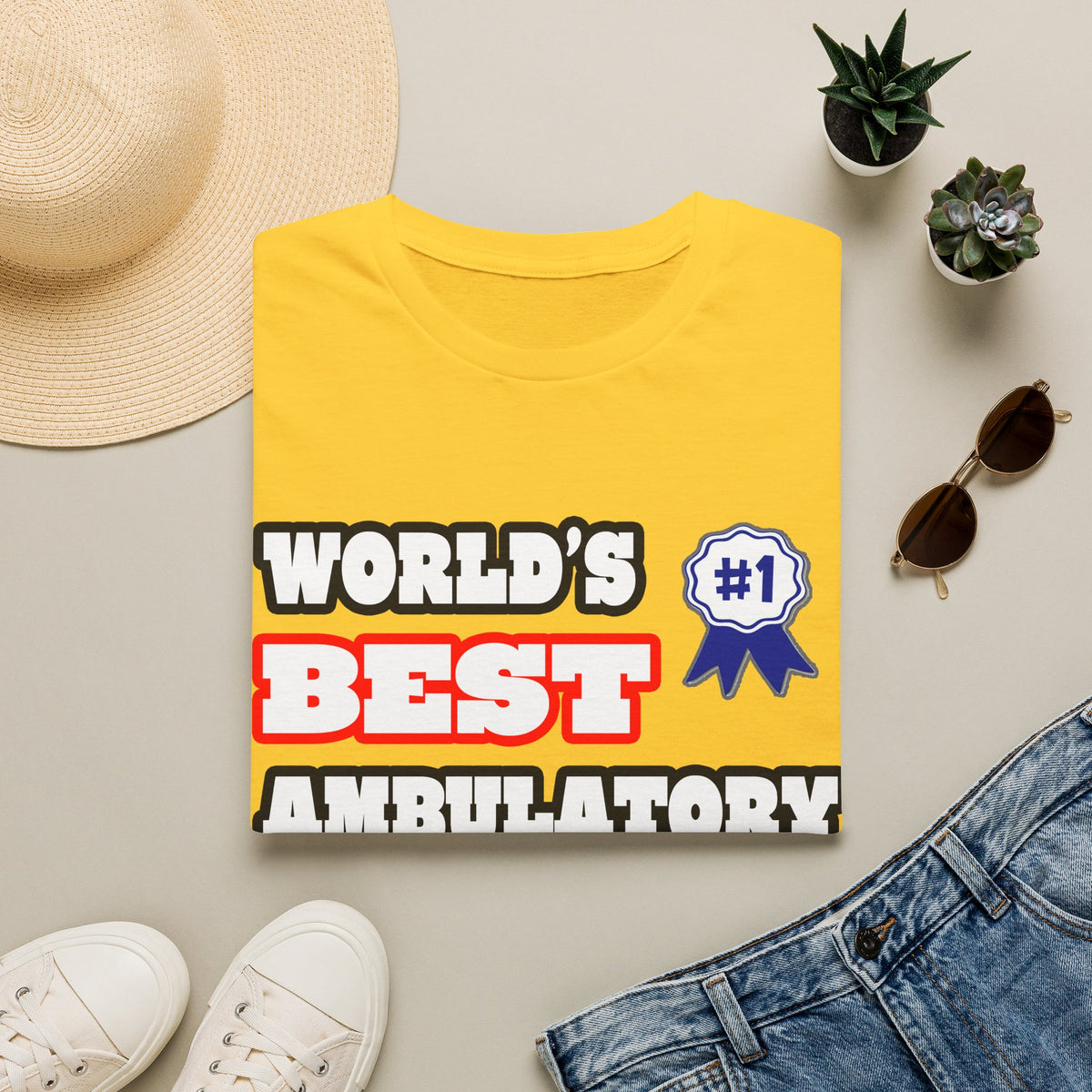 World's Best Ambulatory Care Nurse - Unisex Softstyle T-Shirt