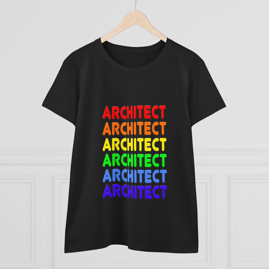 Rainbow Architect - Women's Midweight Cotton Tee