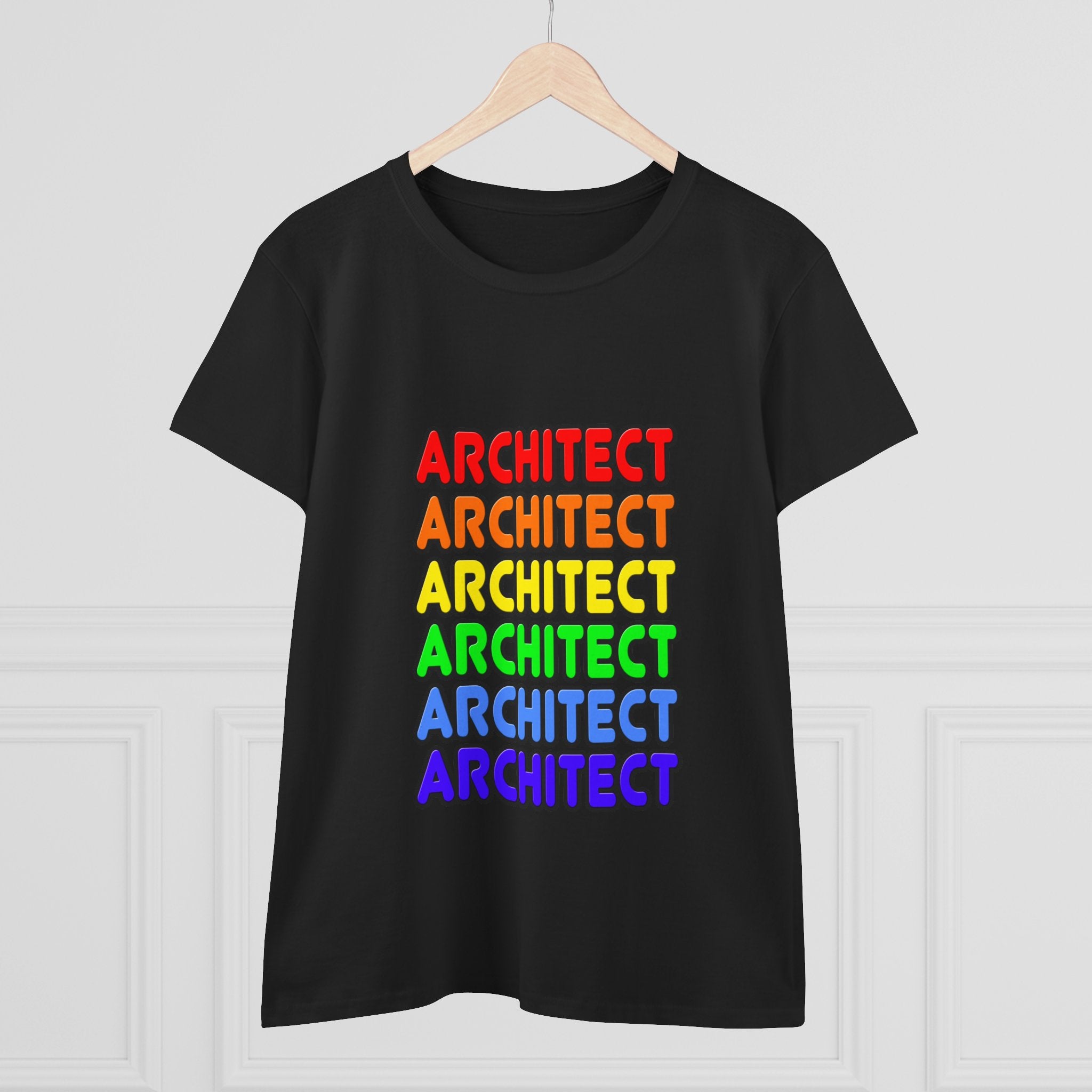 Rainbow Architect - Women's Midweight Cotton Tee