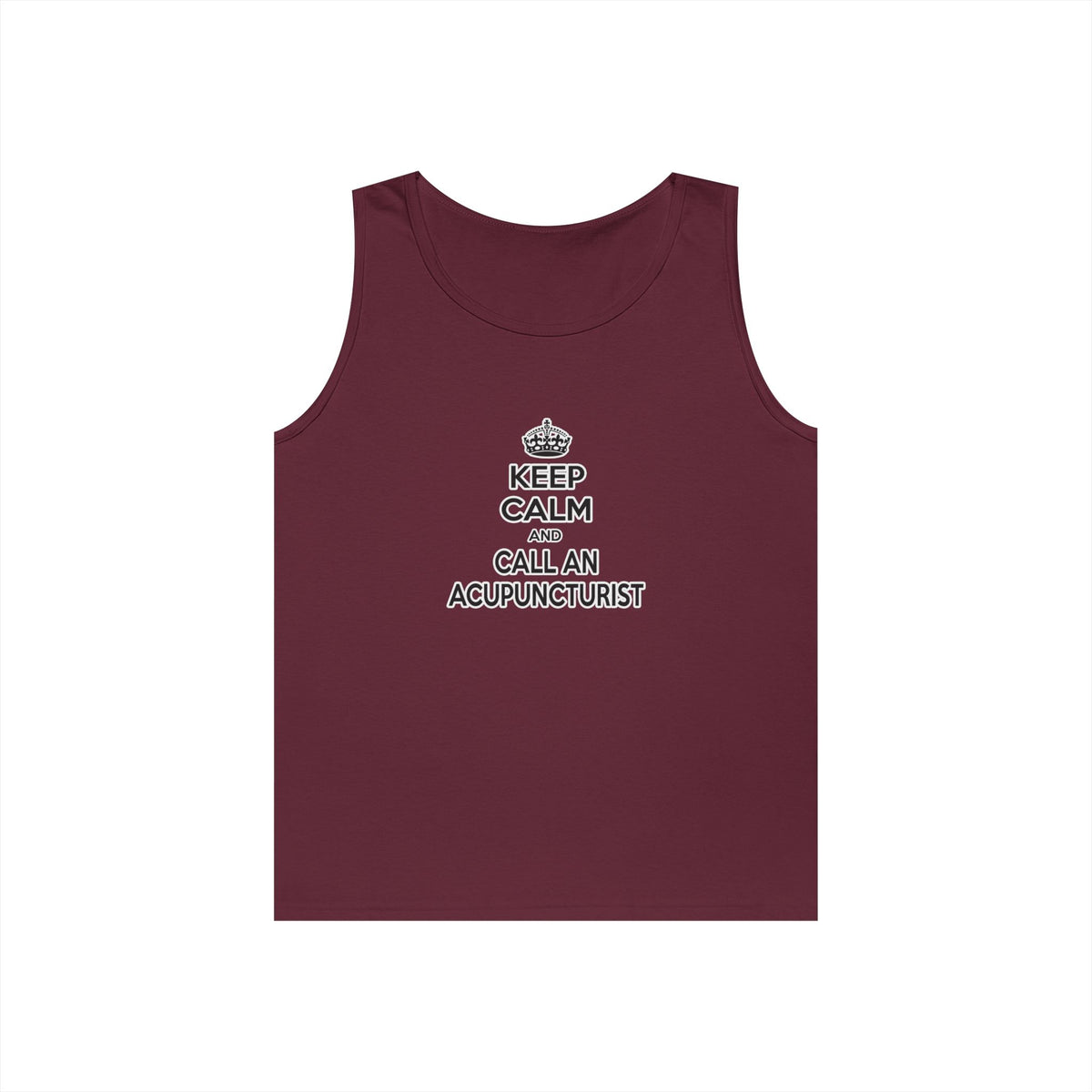 Keep Calm and Call an Acupuncturist - Unisex Heavy Cotton Tank Top
