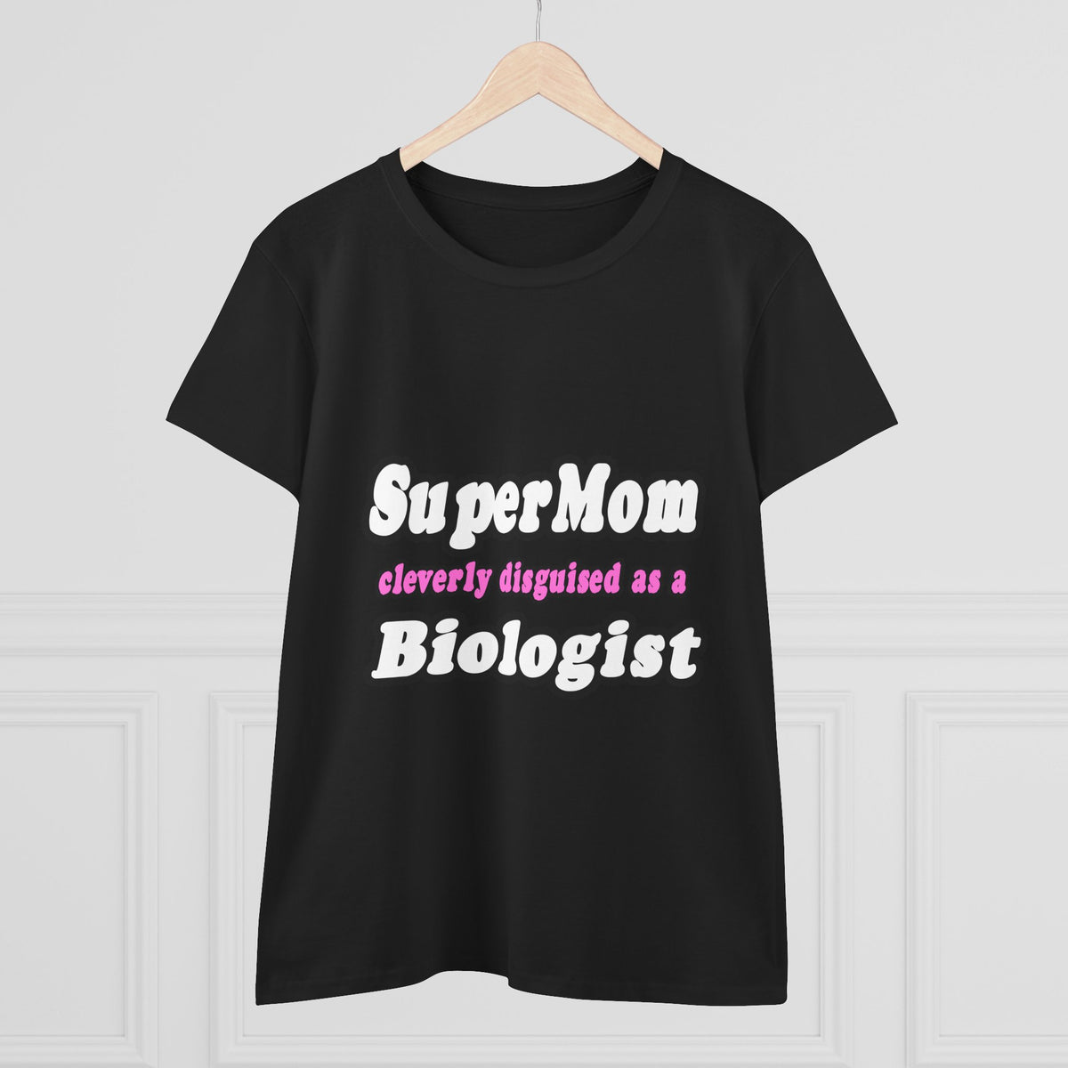 SuperMom Biologist - Women's Midweight Cotton Tee