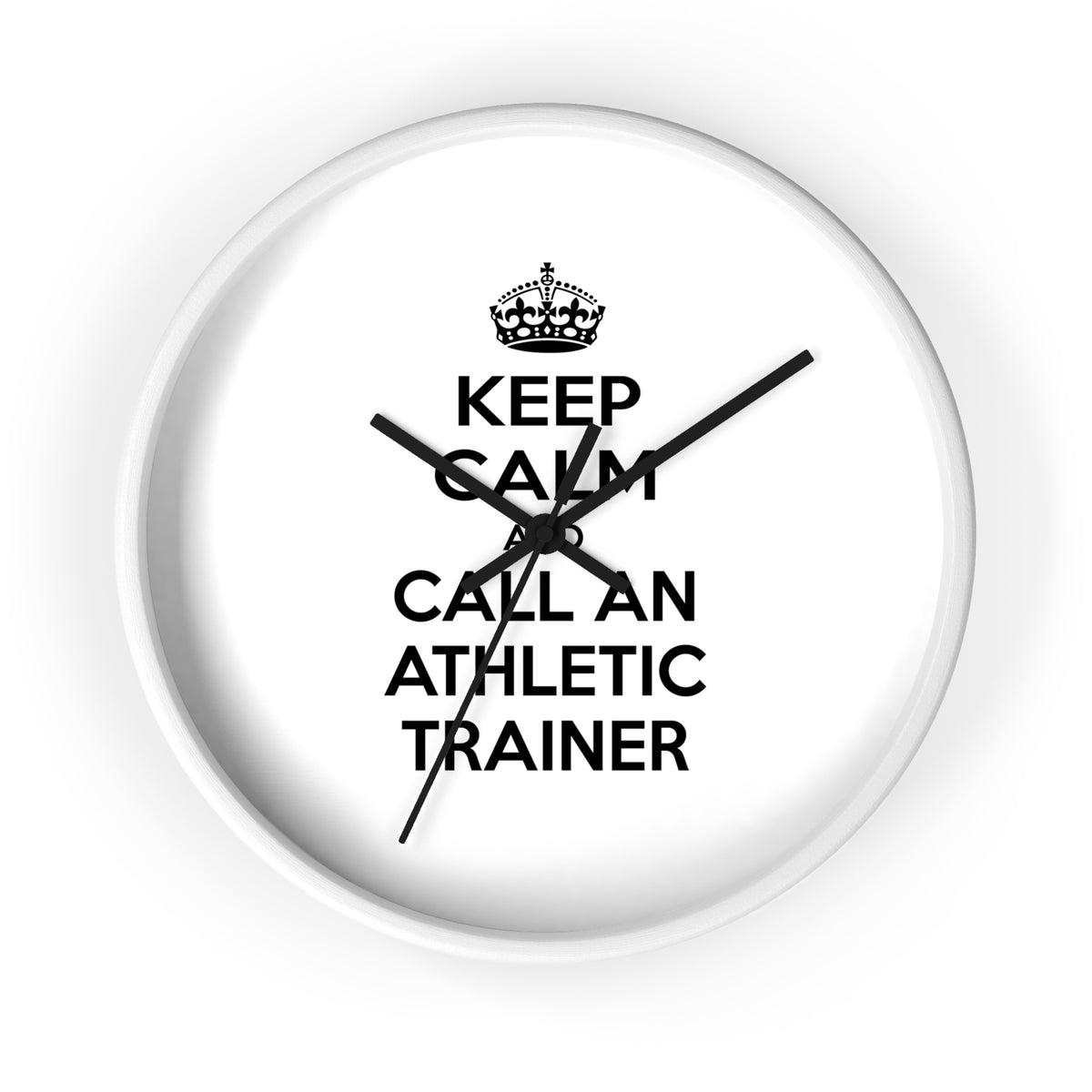 Keep Calm and Call an Athletic Trainer - Wall Clock