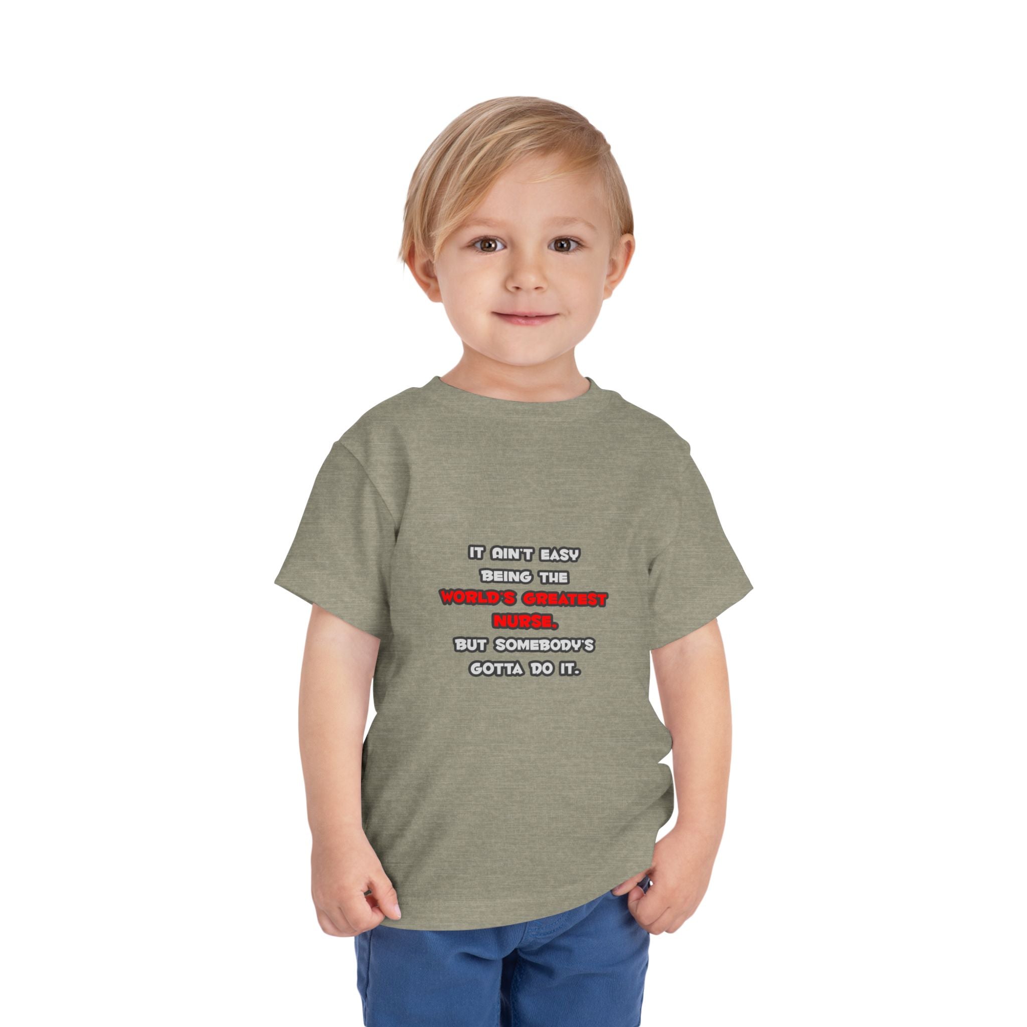 World's Greatest Nurse Joke - Toddler Short Sleeve Tee