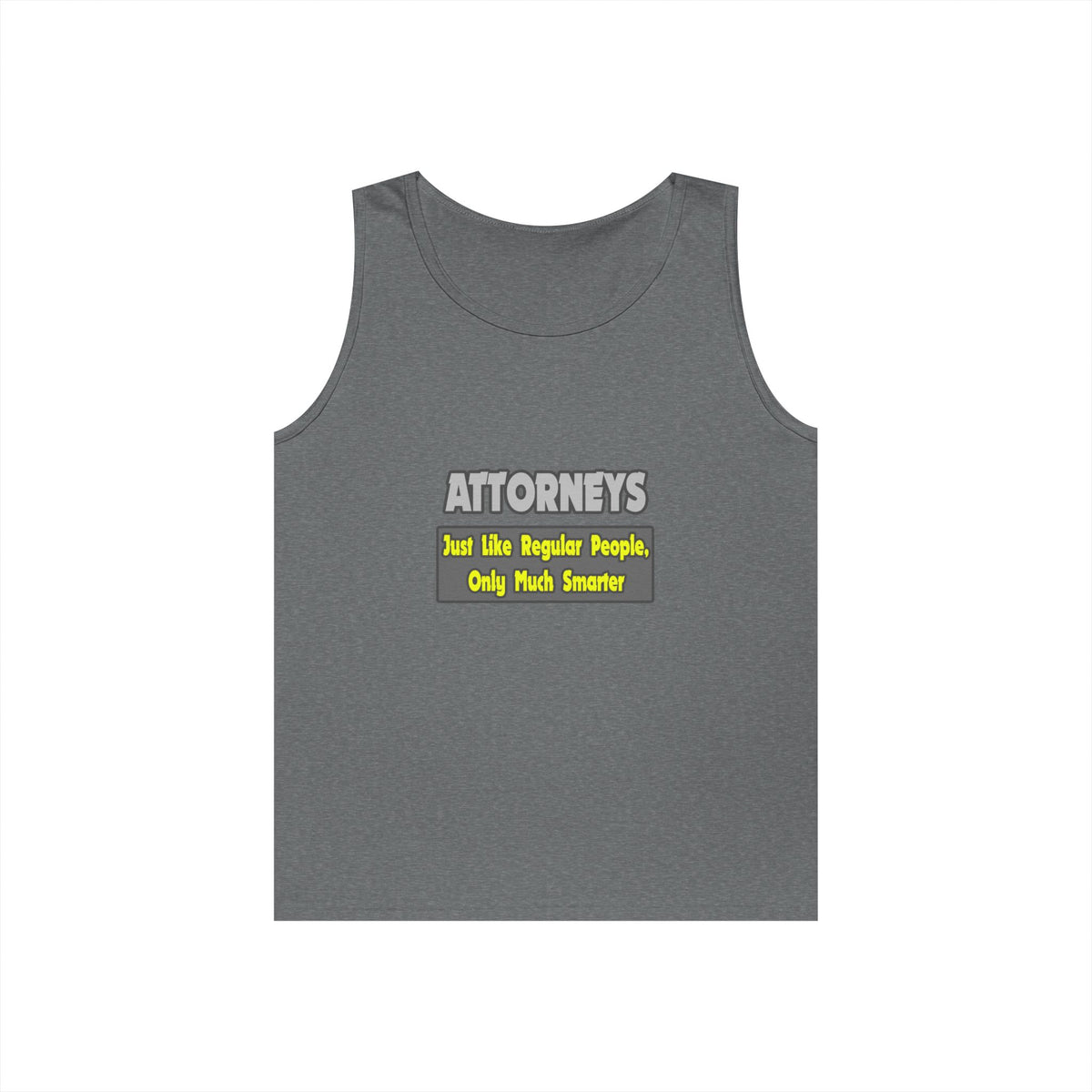 Attorneys...Smarter - Unisex Heavy Cotton Tank Top