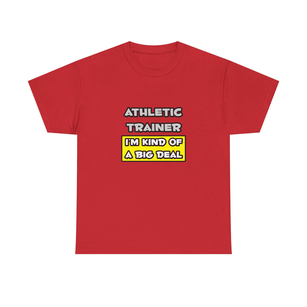 Athletic Trainer .. I'm Kind of a Big Deal - Unisex Heavy Cotton Tee
