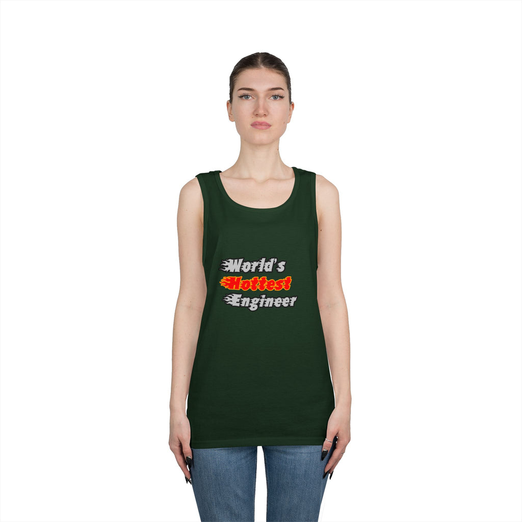 World's Hottest Engineer - Unisex Heavy Cotton Tank Top