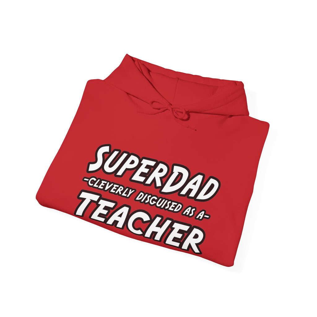 superdad dark teacher - Unisex Heavy Blend™ Hooded Sweatshirt