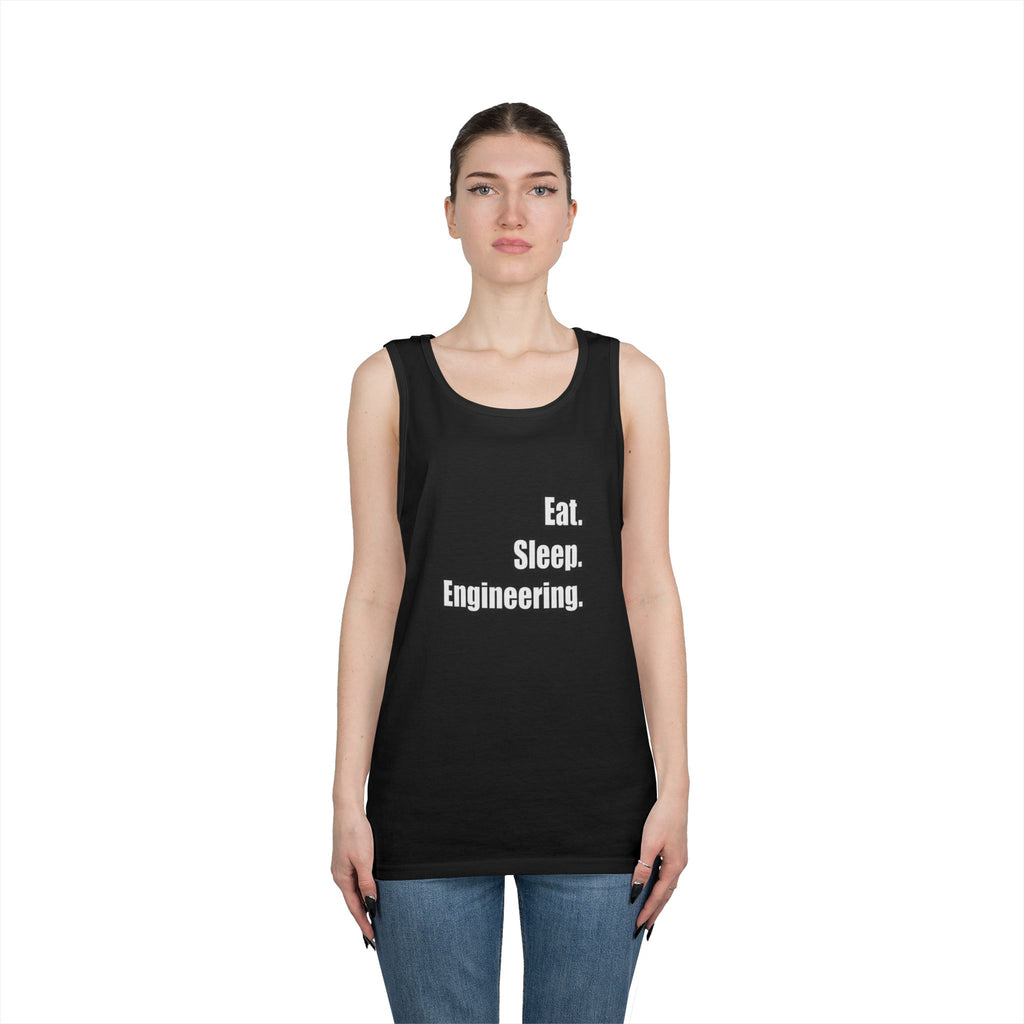 Eat. Sleep. Engineering - Unisex Heavy Cotton Tank Top