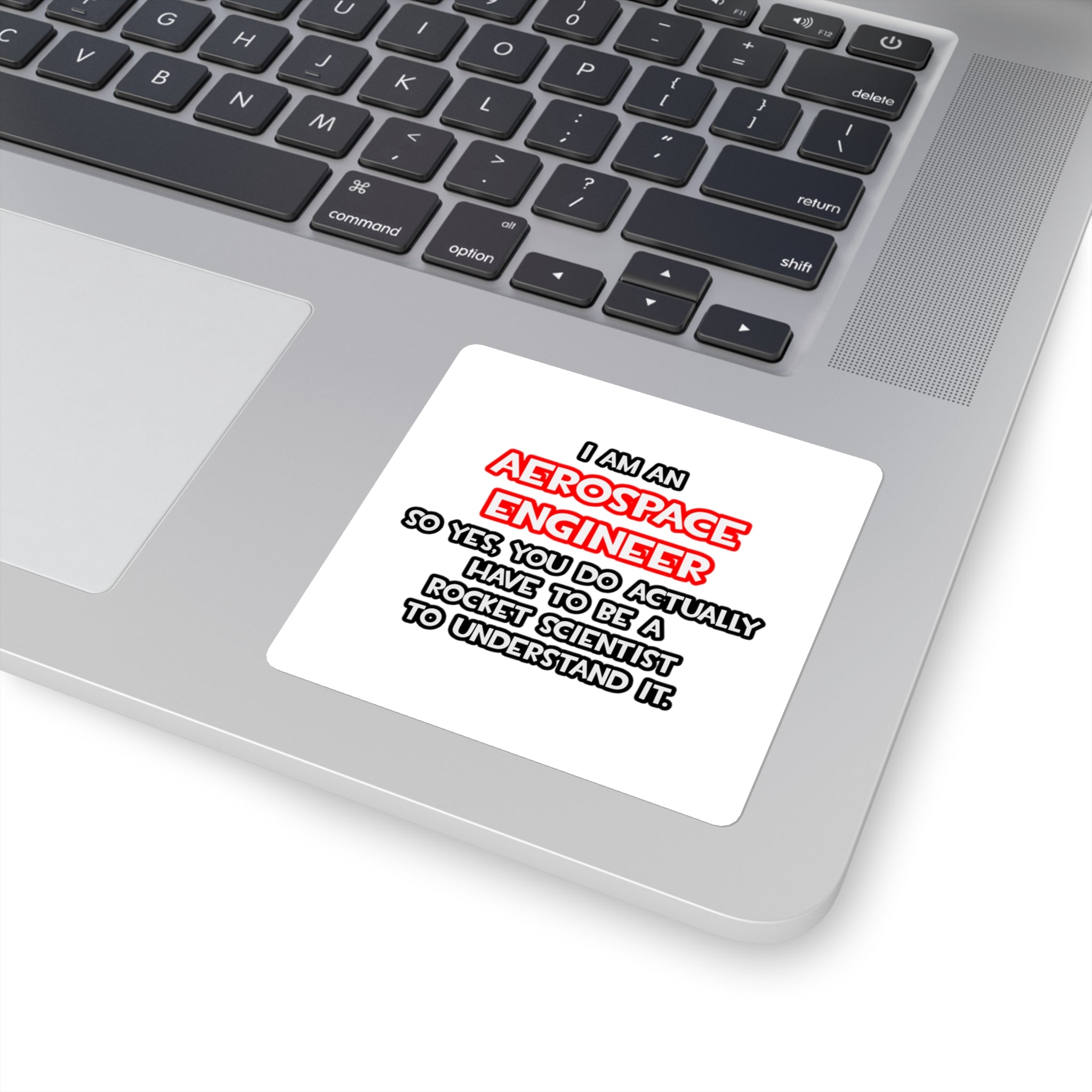Rocket Scientist .. Funny Aerospace Engineer - Square Stickers
