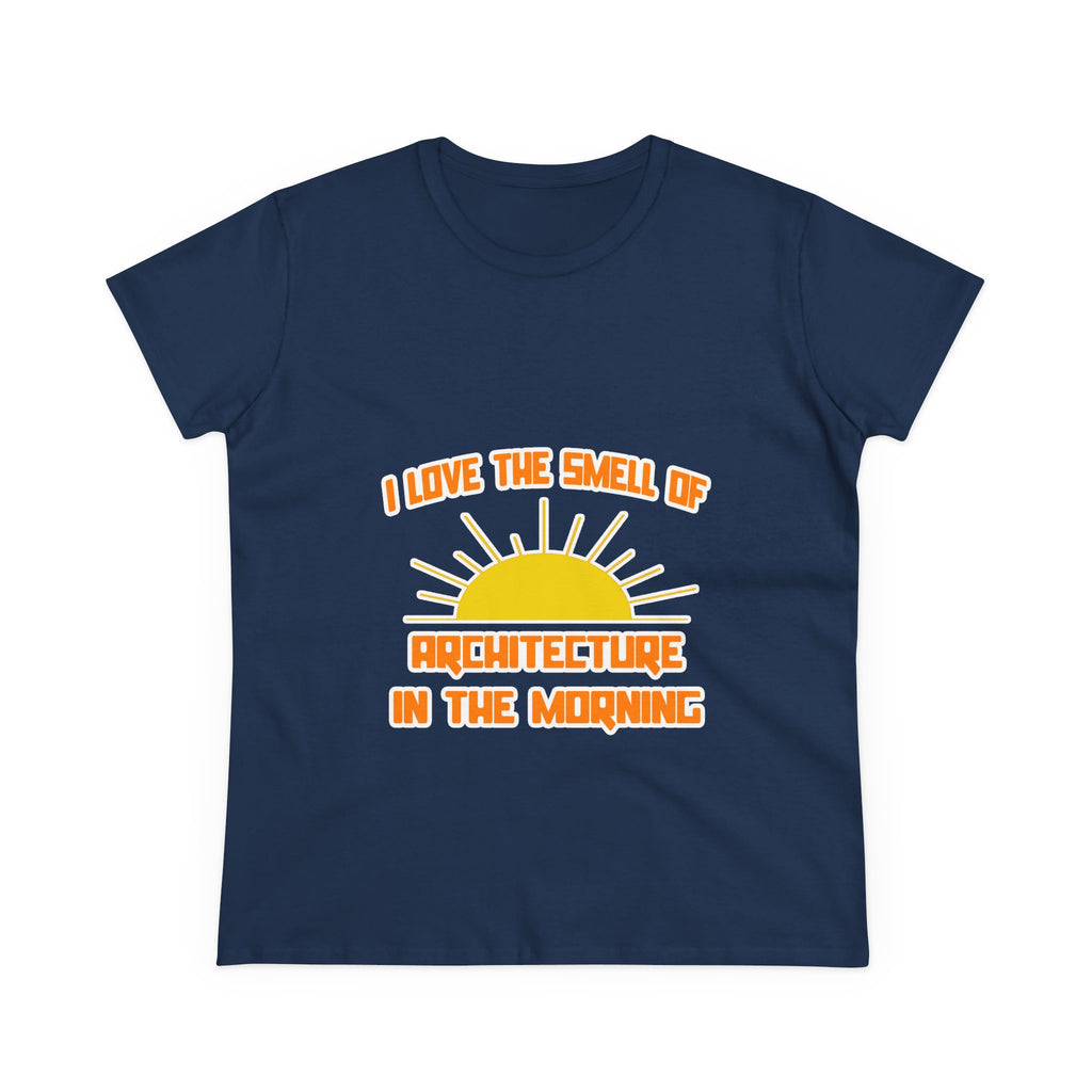 Smell of Architecture in the Morning - Women's Midweight Cotton Tee