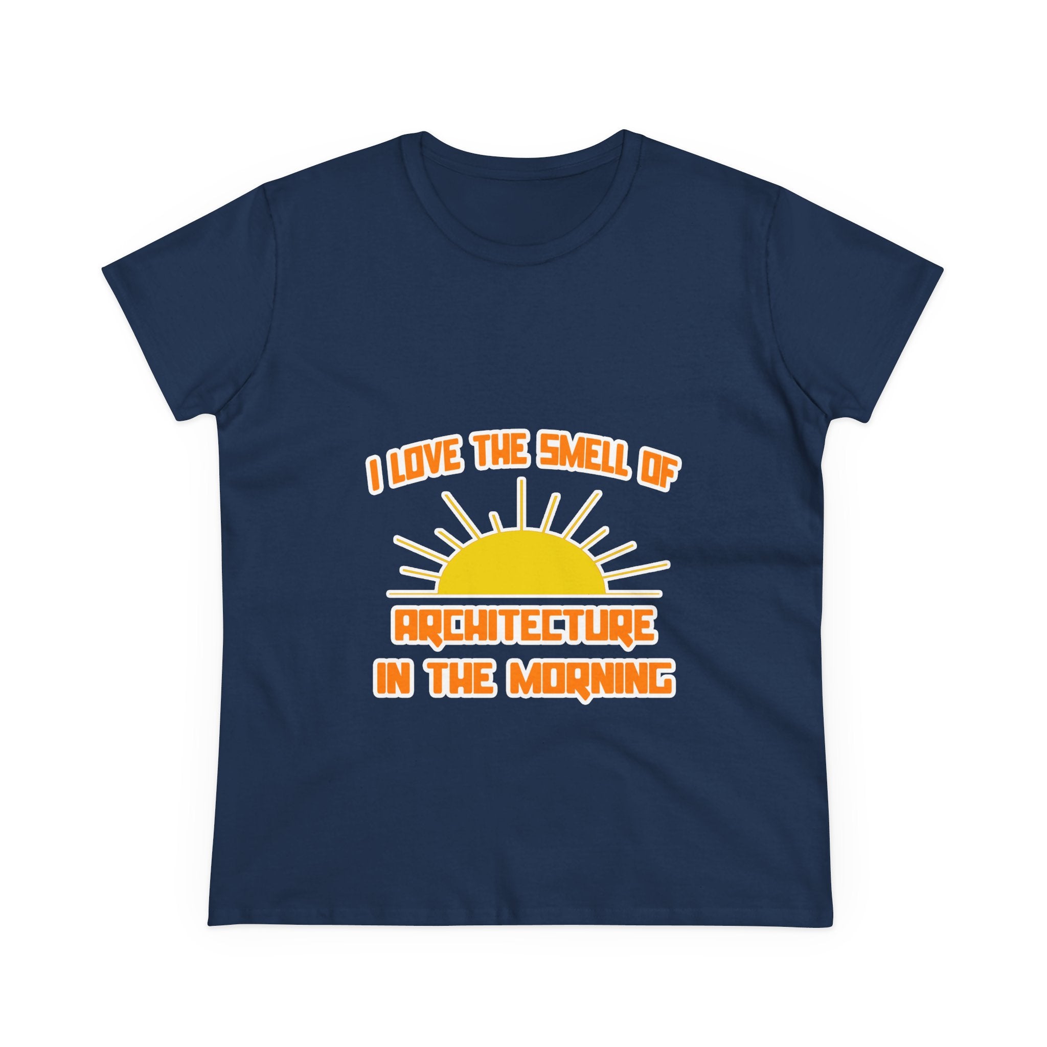 Smell of Architecture in the Morning - Women's Midweight Cotton Tee