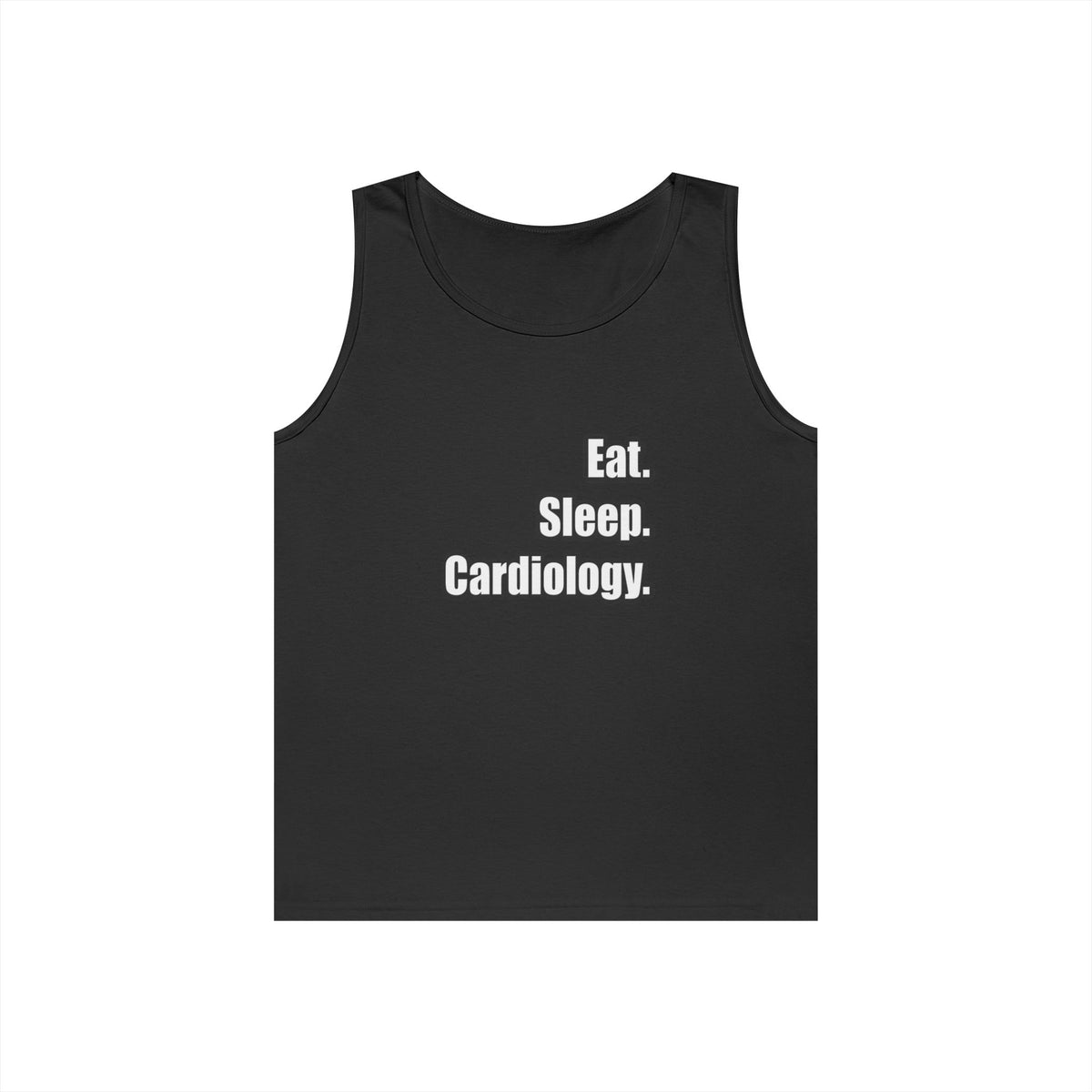 Eat. Sleep. Cardiology - Unisex Heavy Cotton Tank Top