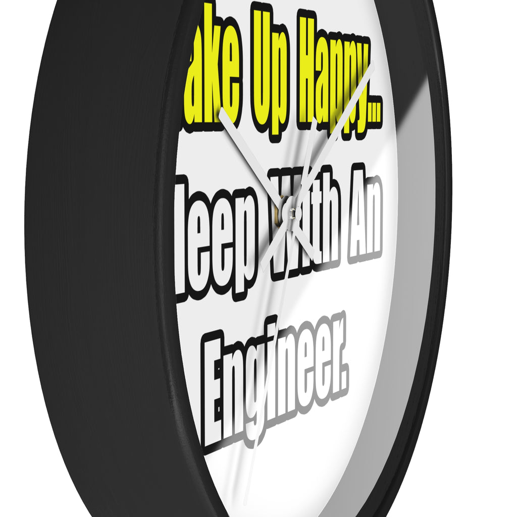 Sleep With Engineer - Wall Clock