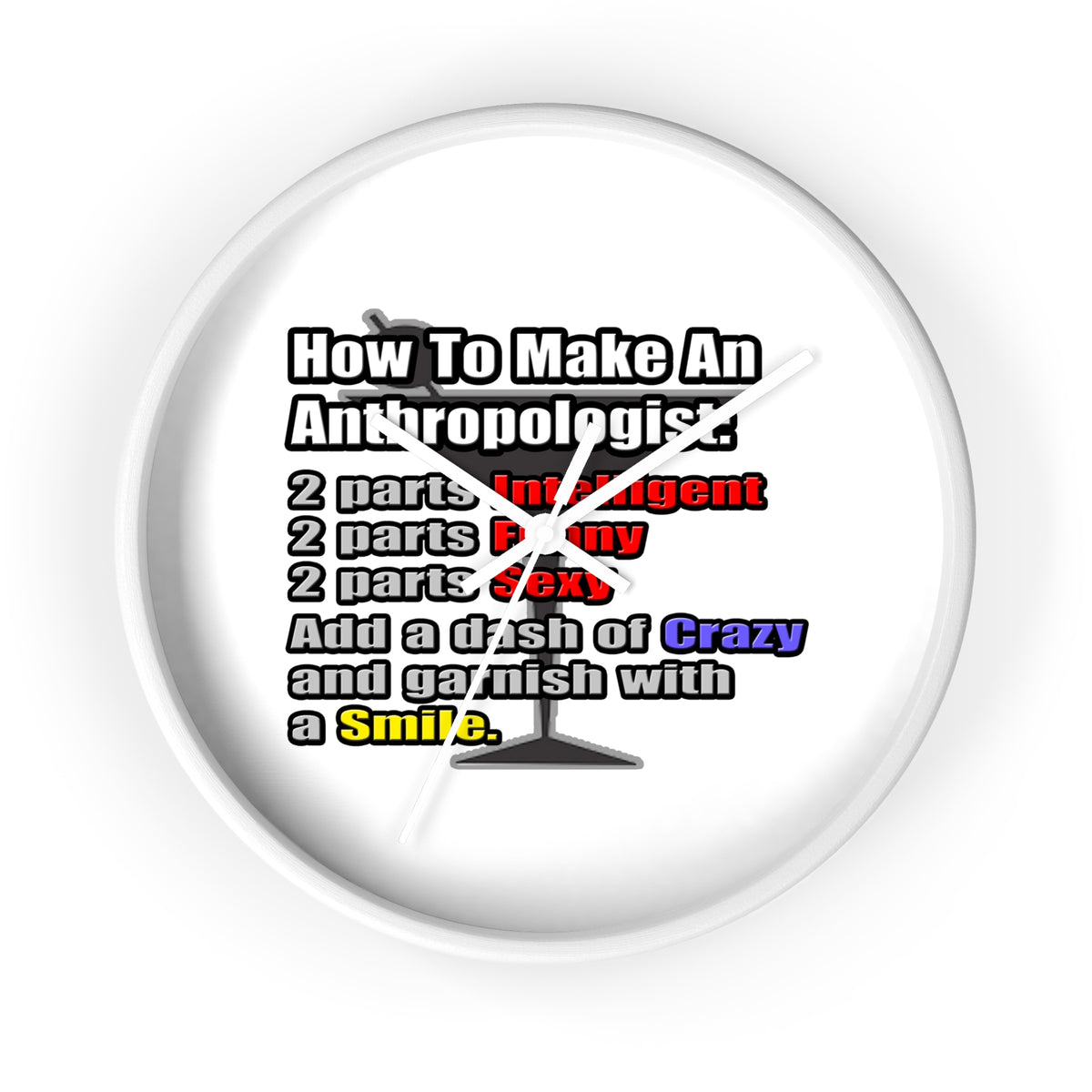 How To Make an Anthropologist - Wall Clock
