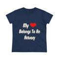 My Heart Belongs To An Actuary - Women's Midweight Cotton Tee