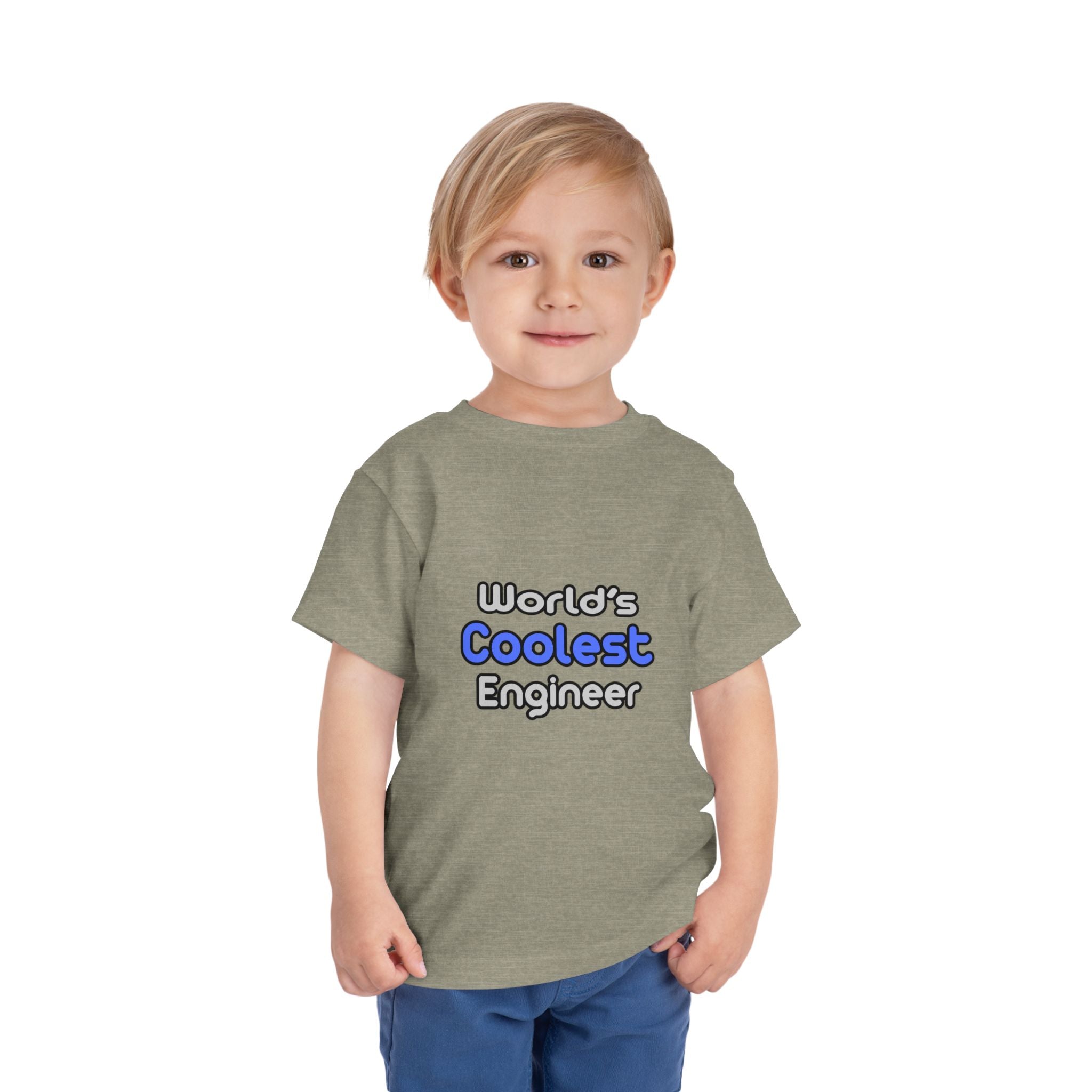 World's Coolest Engineer - Toddler Short Sleeve Tee