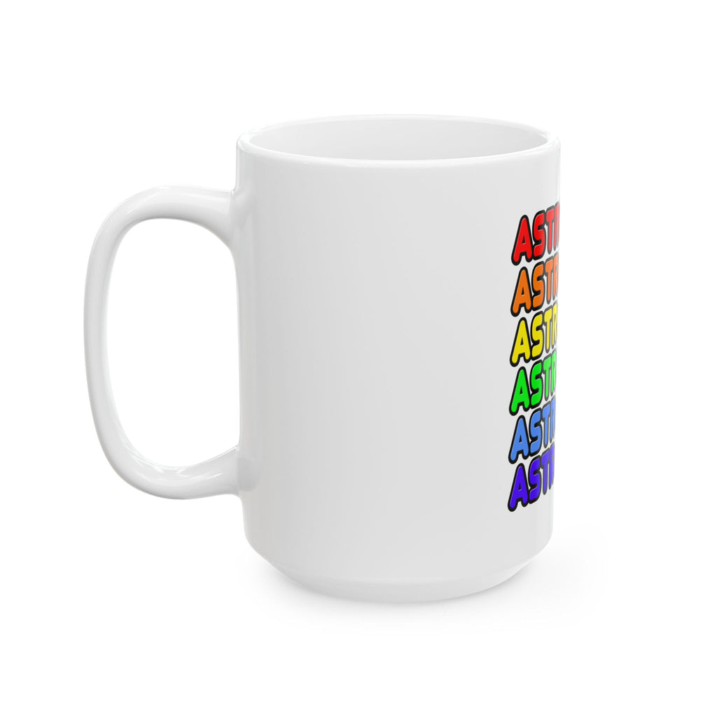 Rainbow Astronomer - Ceramic Mug, (11oz, 15oz)