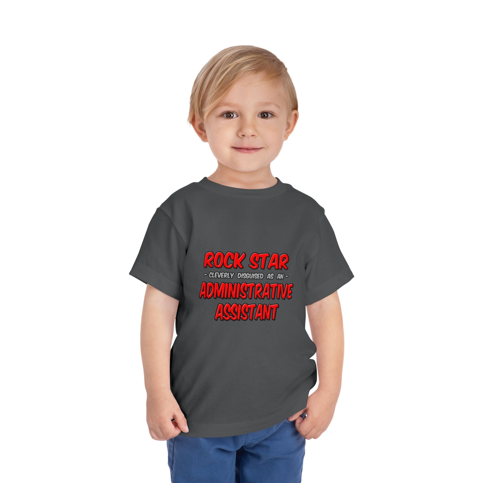Rock Star...Administrative Assistant - Toddler Short Sleeve Tee