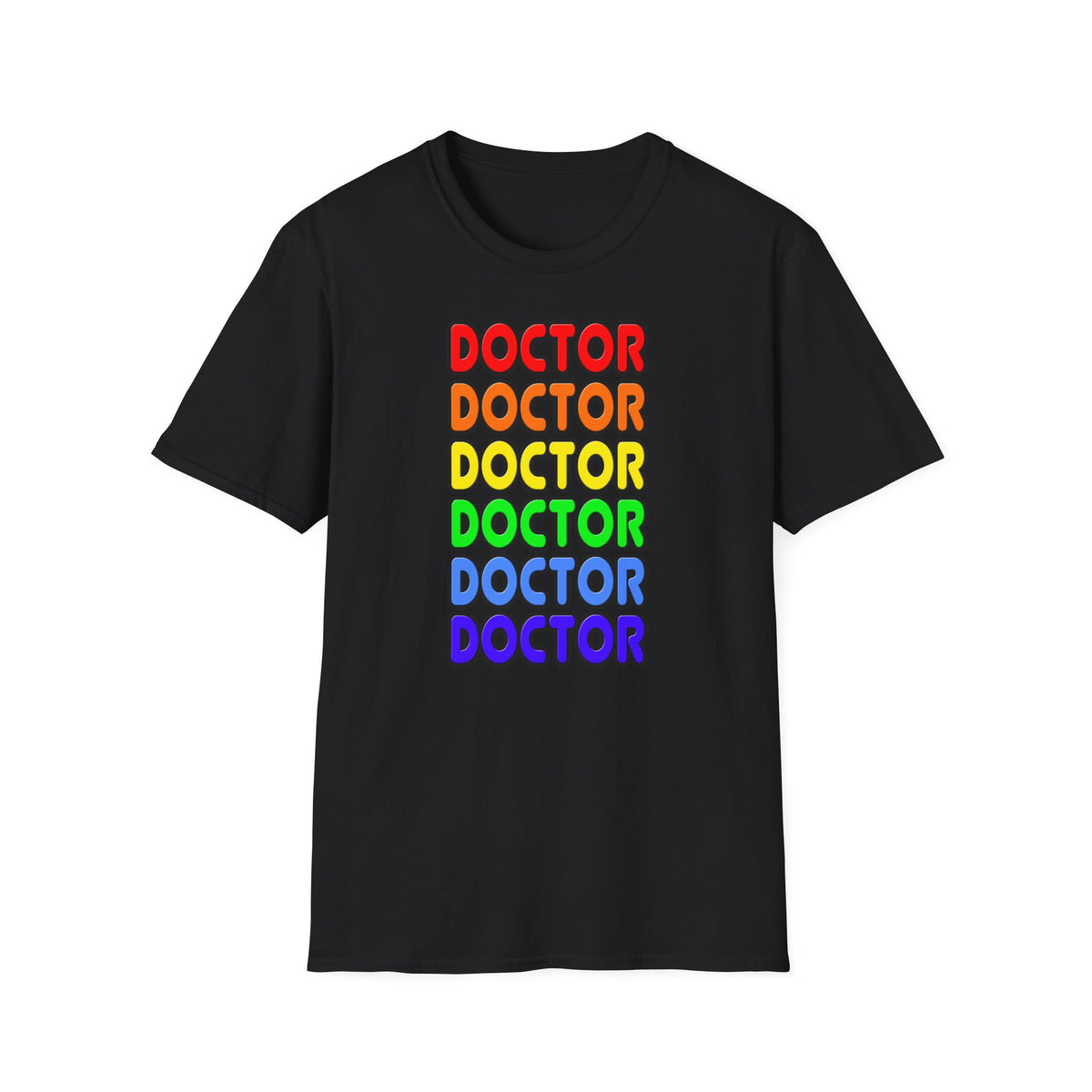 Rainbow Doctor - Unisex Softstyle T-Shirt