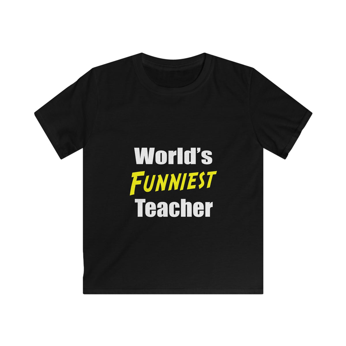 World's Funniest Teacher - Kids Softstyle Tee