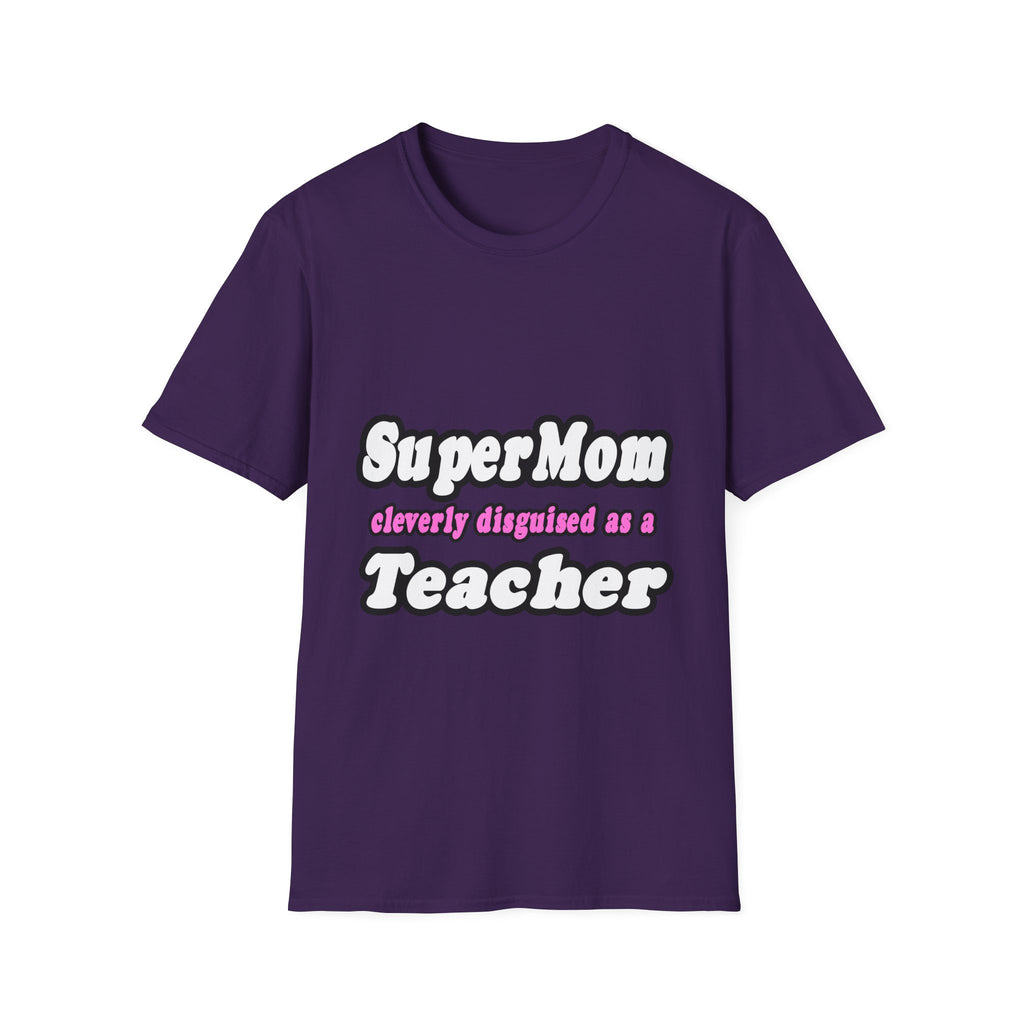 supermom teacher - Unisex Softstyle T-Shirt