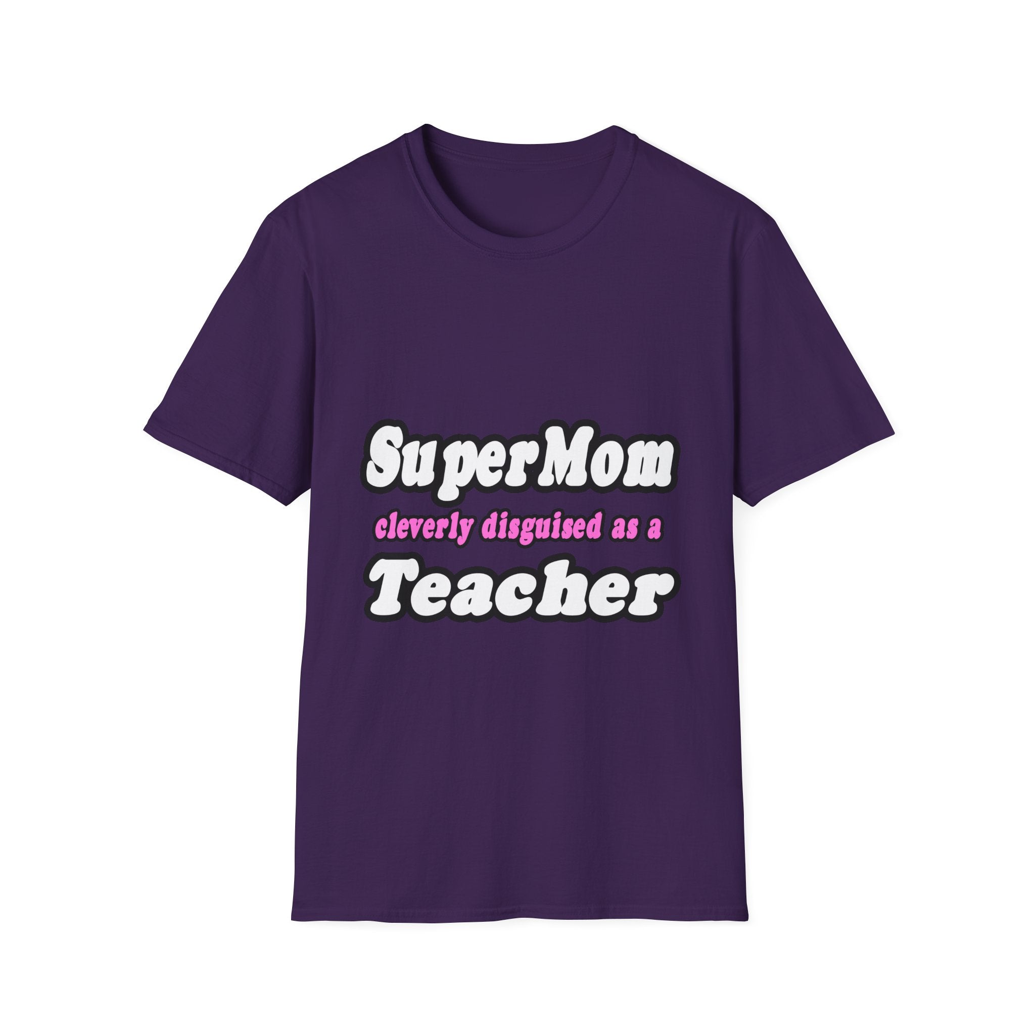 supermom teacher - Unisex Softstyle T-Shirt