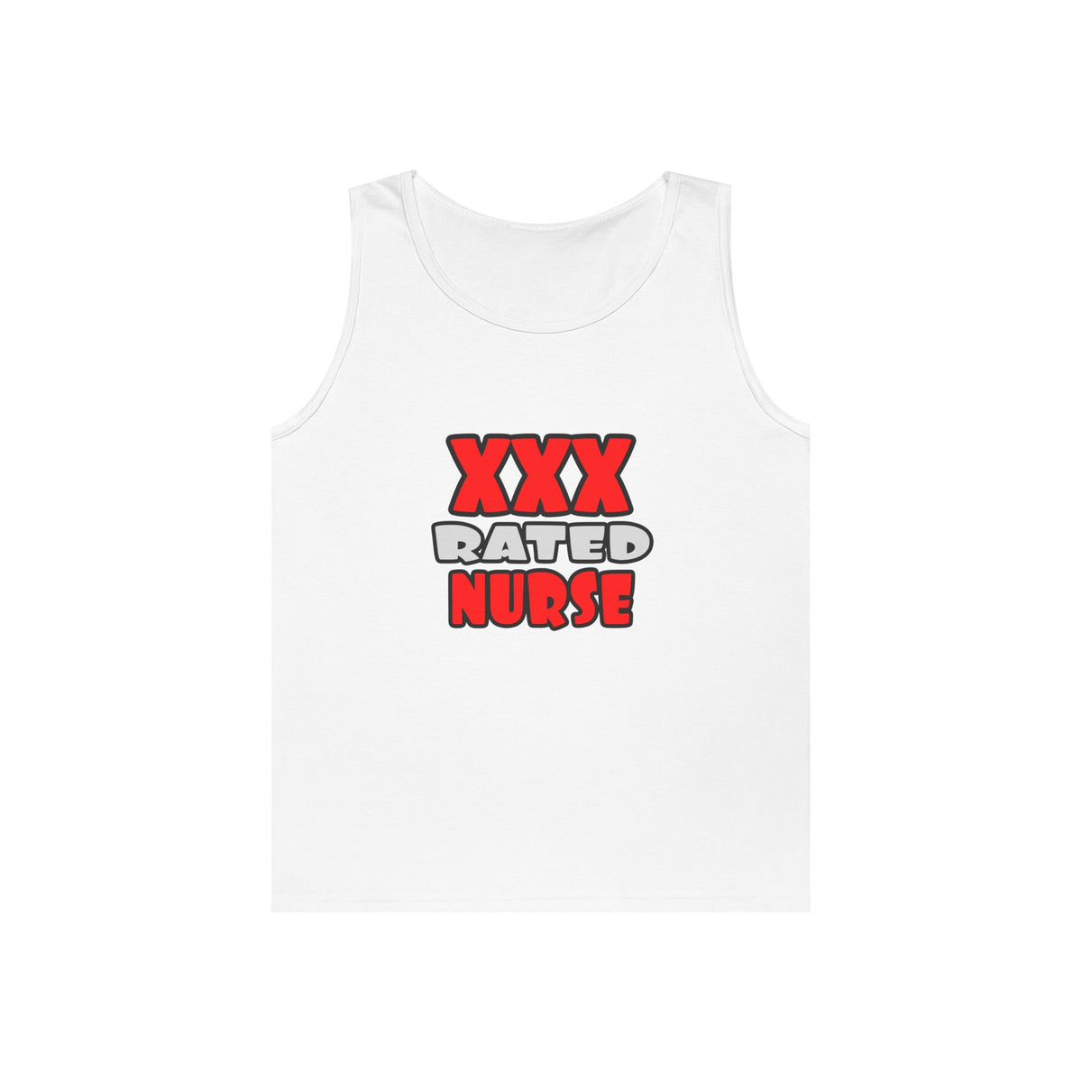 XXX Rated Nurse - Unisex Heavy Cotton Tank Top