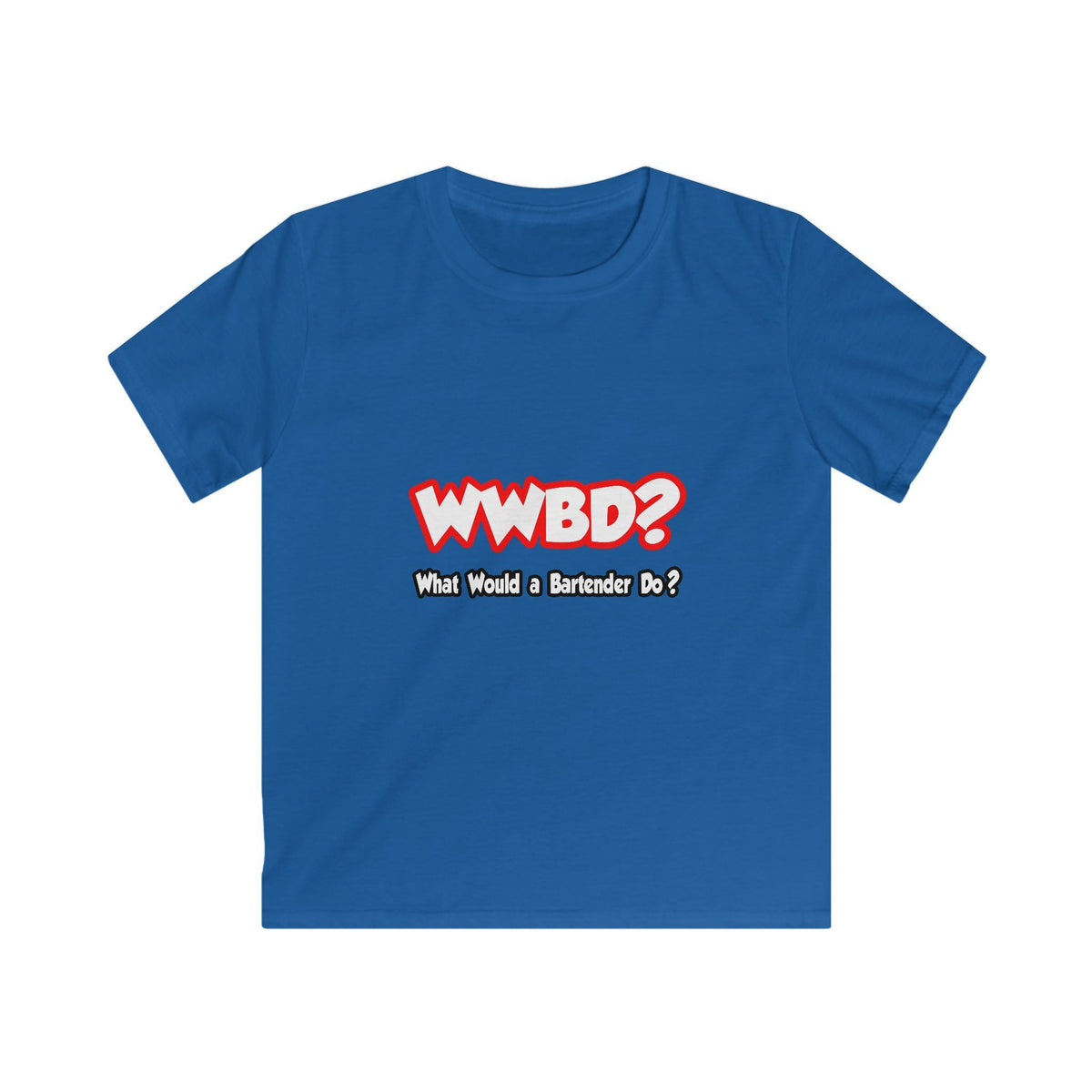 WWBD...What Would a Bartender Do - Kids Softstyle Tee