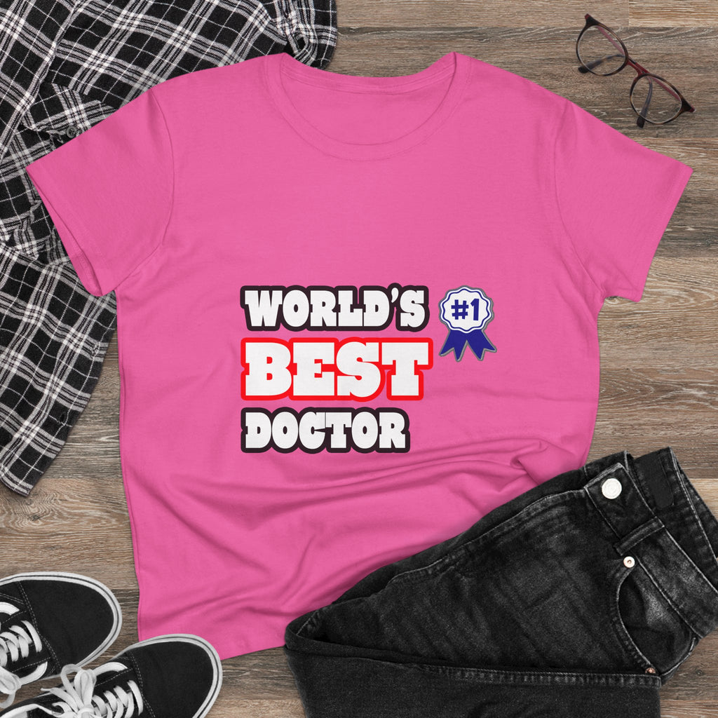 World's Best Doctor - Women's Midweight Cotton Tee