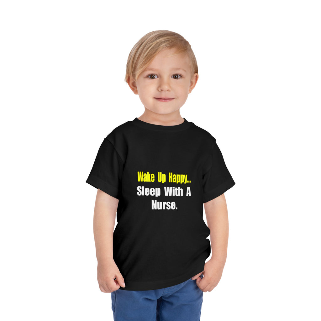 Sleep With a Nurse - Toddler Short Sleeve Tee