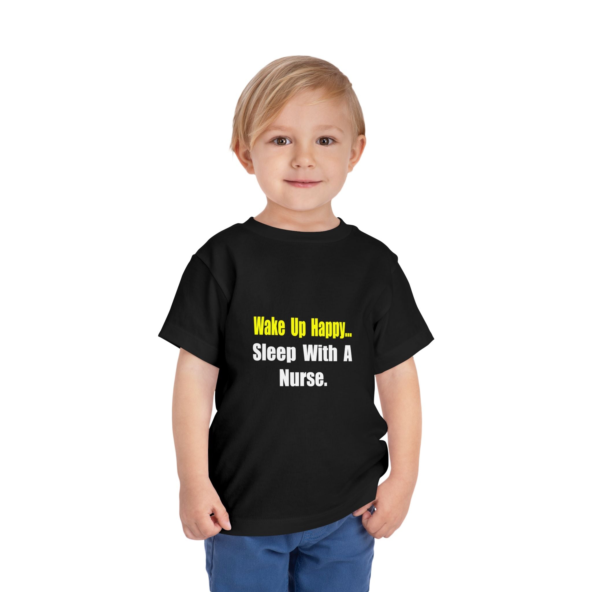 Sleep With a Nurse - Toddler Short Sleeve Tee