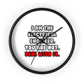 Deal With It ... Funny Electrical Engineer - Wall Clock