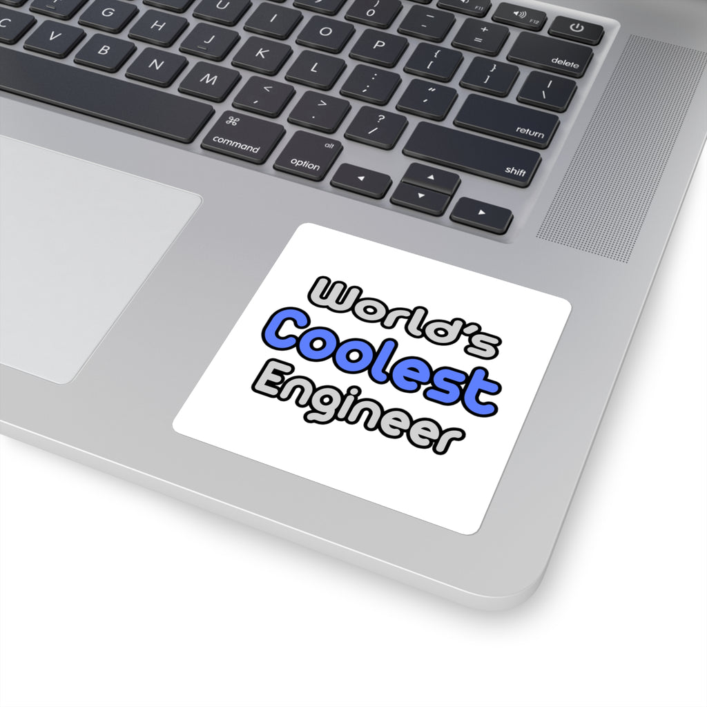 World's Coolest Engineer - Square Stickers