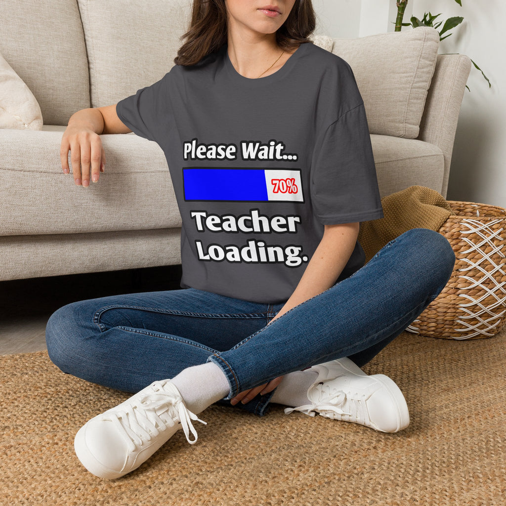 Please Wait...Teacher Loading - Unisex Softstyle T-Shirt