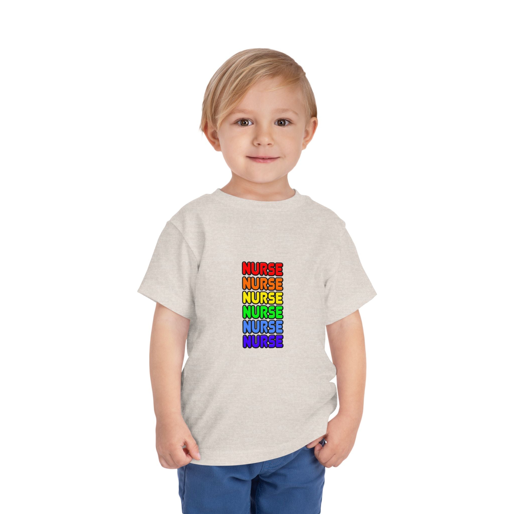 Rainbow Nurse - Toddler Short Sleeve Tee