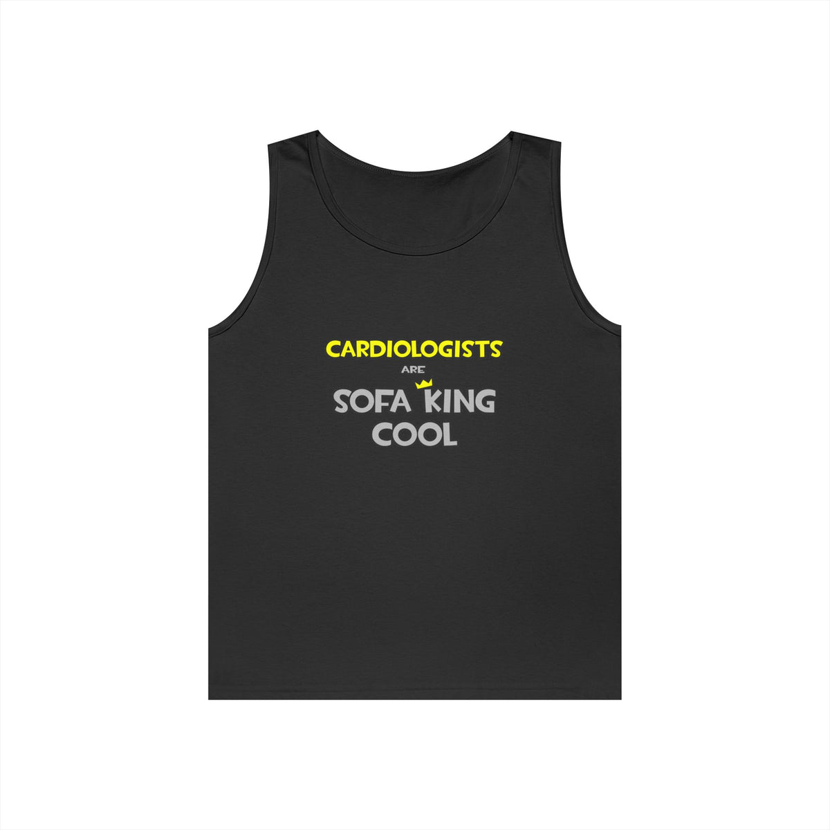 Cardiologists Are Sofa King Cool - Unisex Heavy Cotton Tank Top