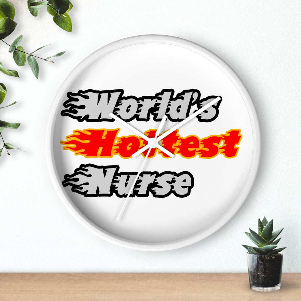 World's Hottest Nurse - Wall Clock